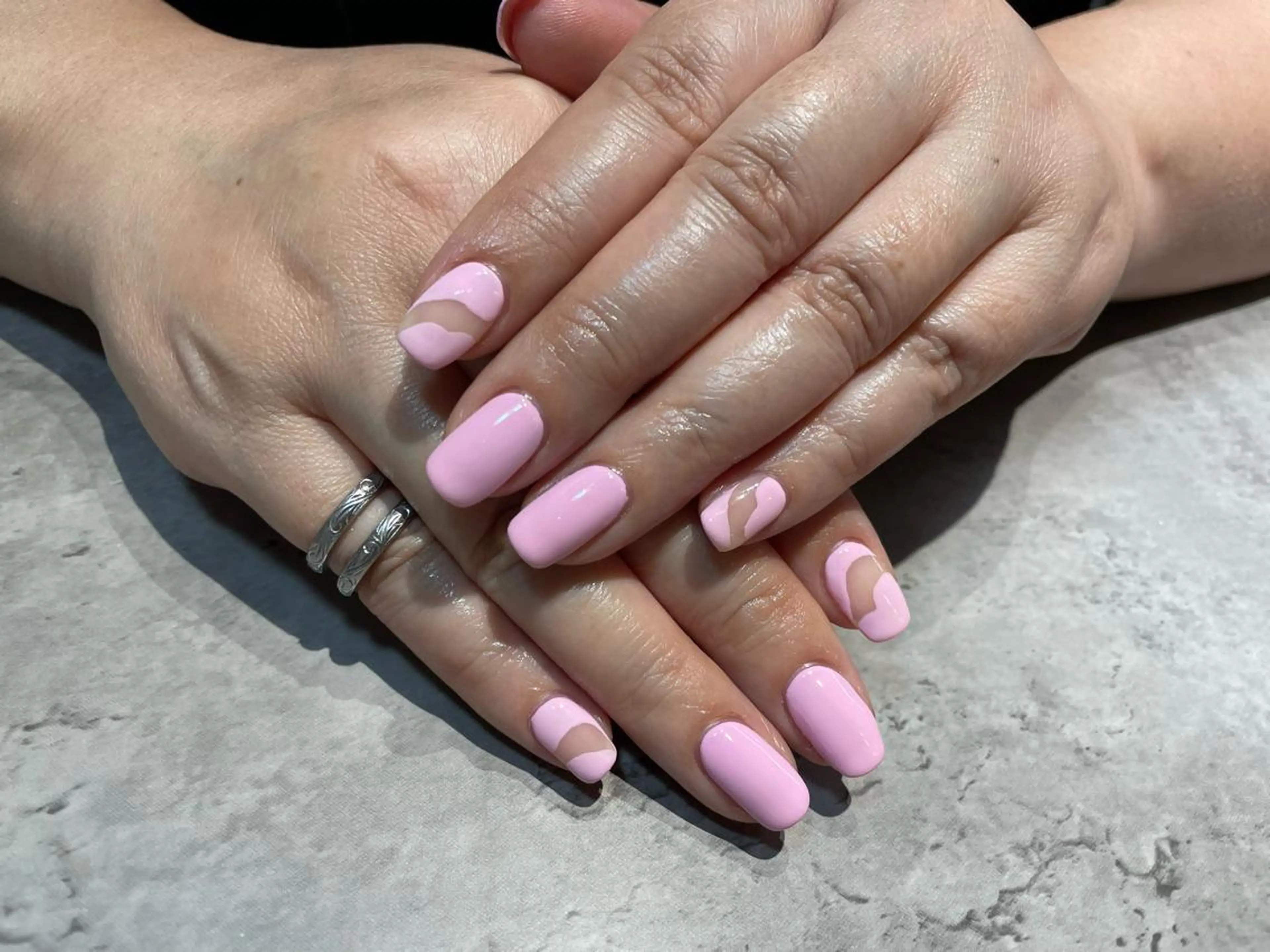 ネイル ピンク ハンドネイル ROCCO nailのネイルデザイン