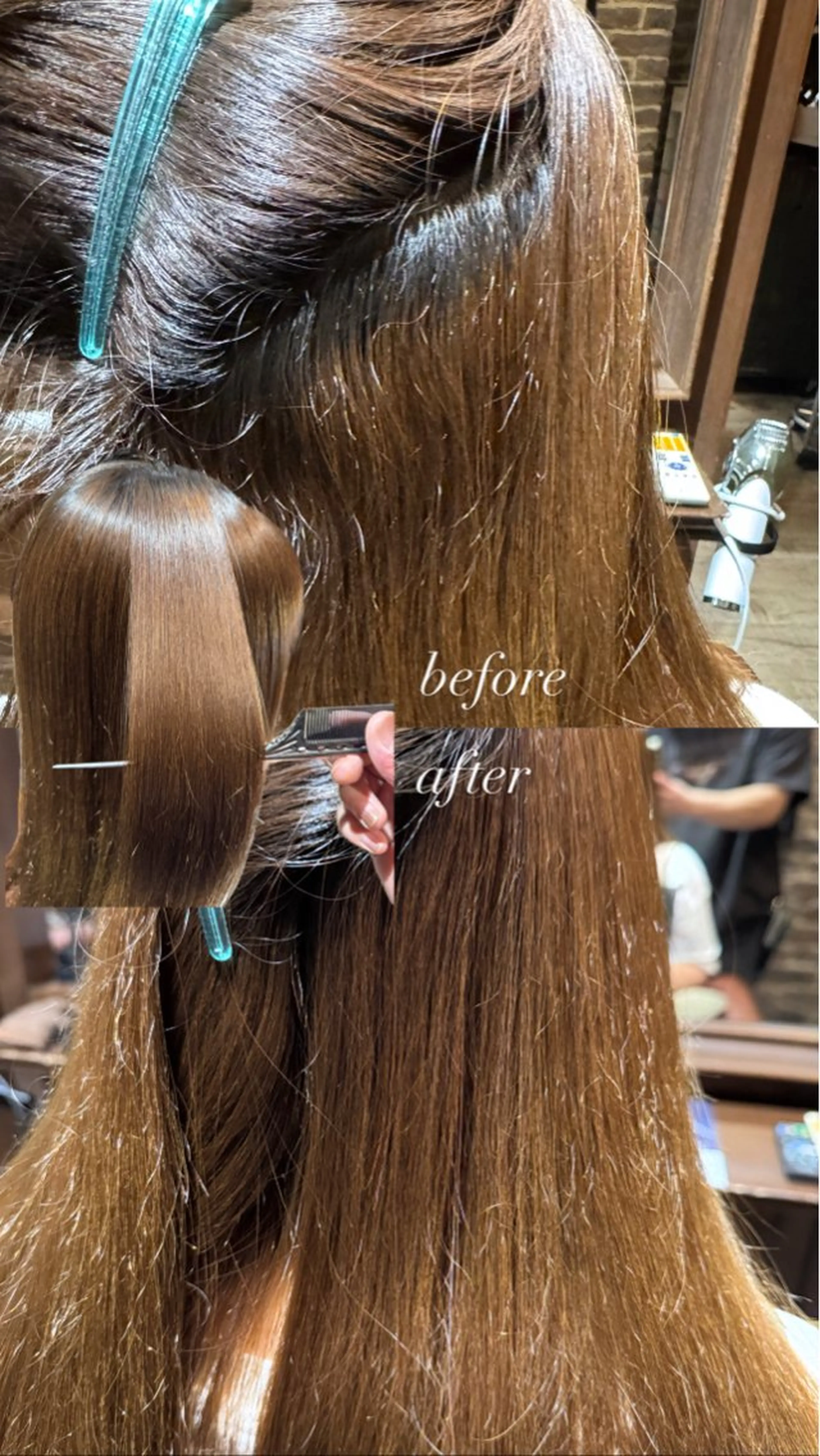 ロング 縮毛矯正 オノ ソウイチロウ/ 縮毛矯正特化/パーマのヘアスタイル