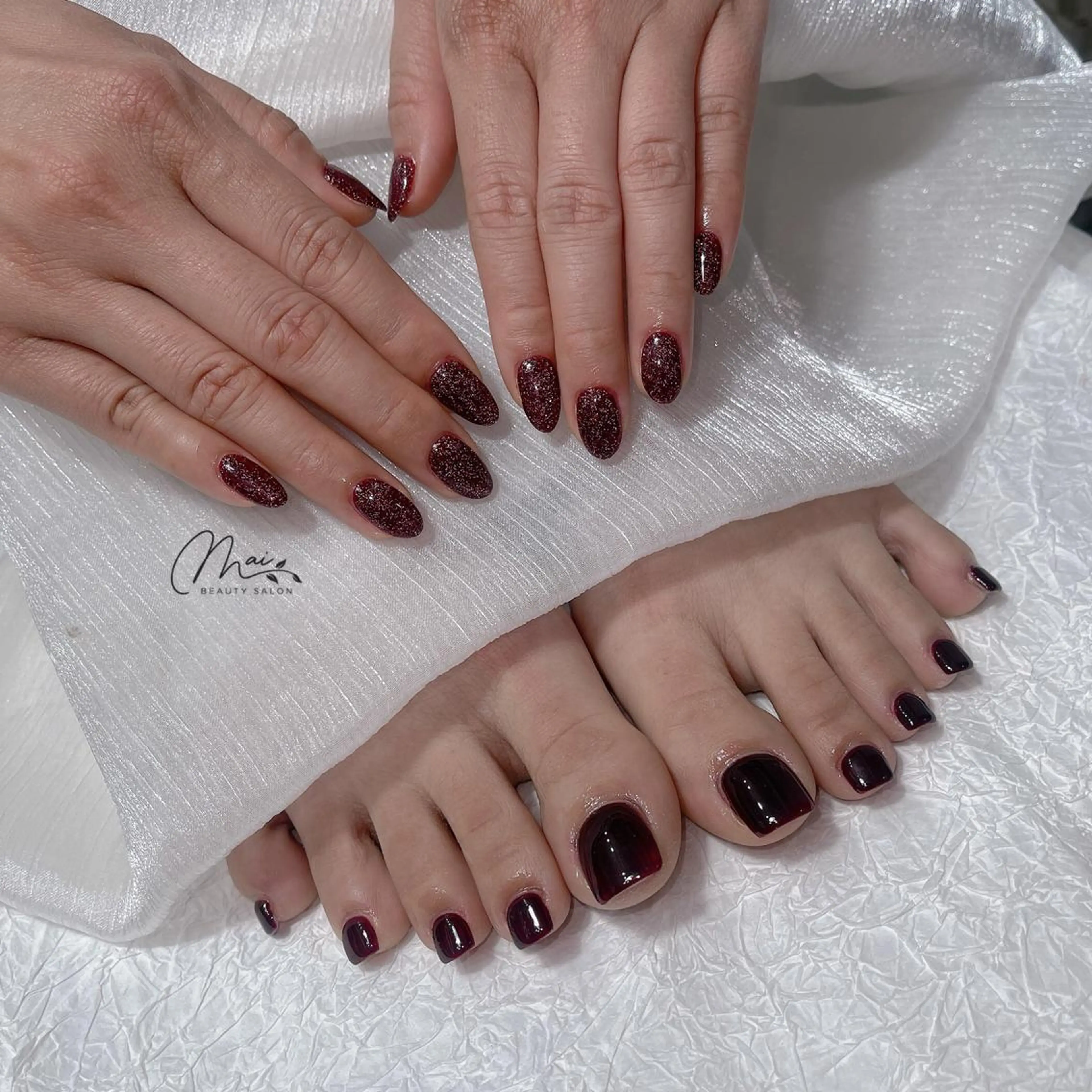 ネイル チークネイル フラッシュネイル フットネイル ジェルネイル マグネットネイル ハンドネイル フットネイル MaiBeauty dodoのネイルデザイン