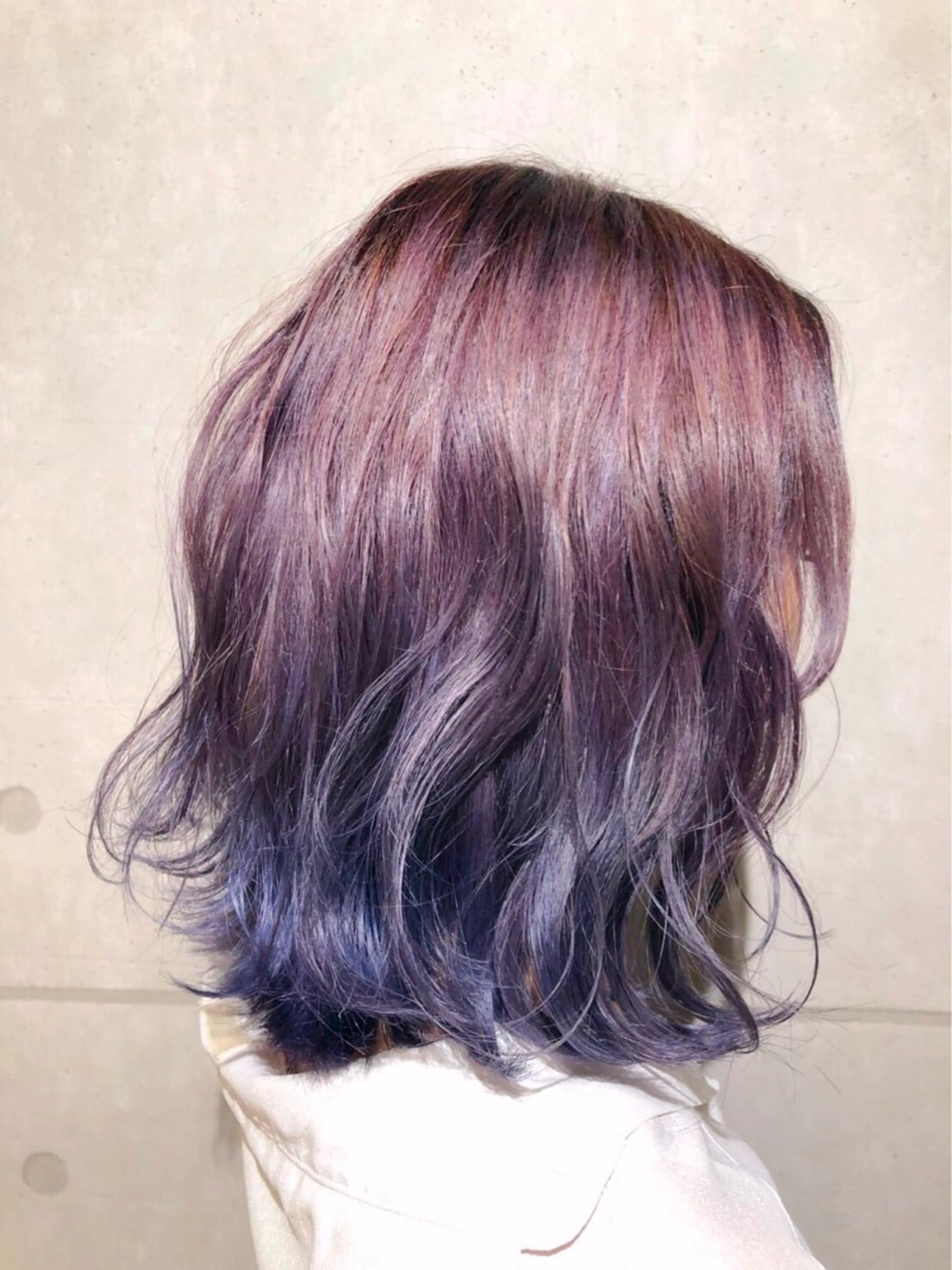 ミディアム カラー ラベンダーカラー ヘアカラー 🧊艶髪垢抜け担当 💗/けんすけ🪞のヘアスタイル