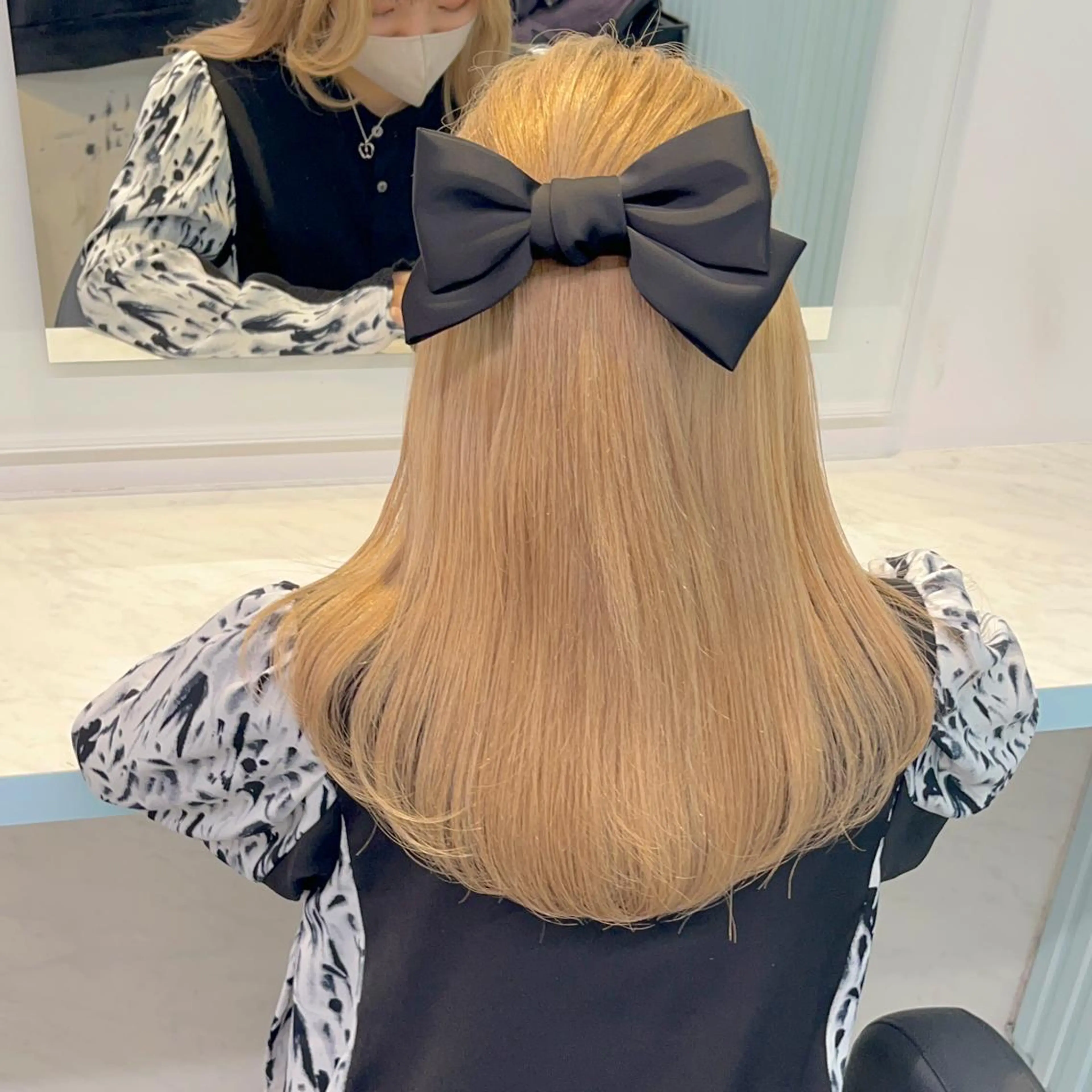 セミロング カラー ヘアアレンジ 愛されカラー🩷 はるなのヘアスタイル