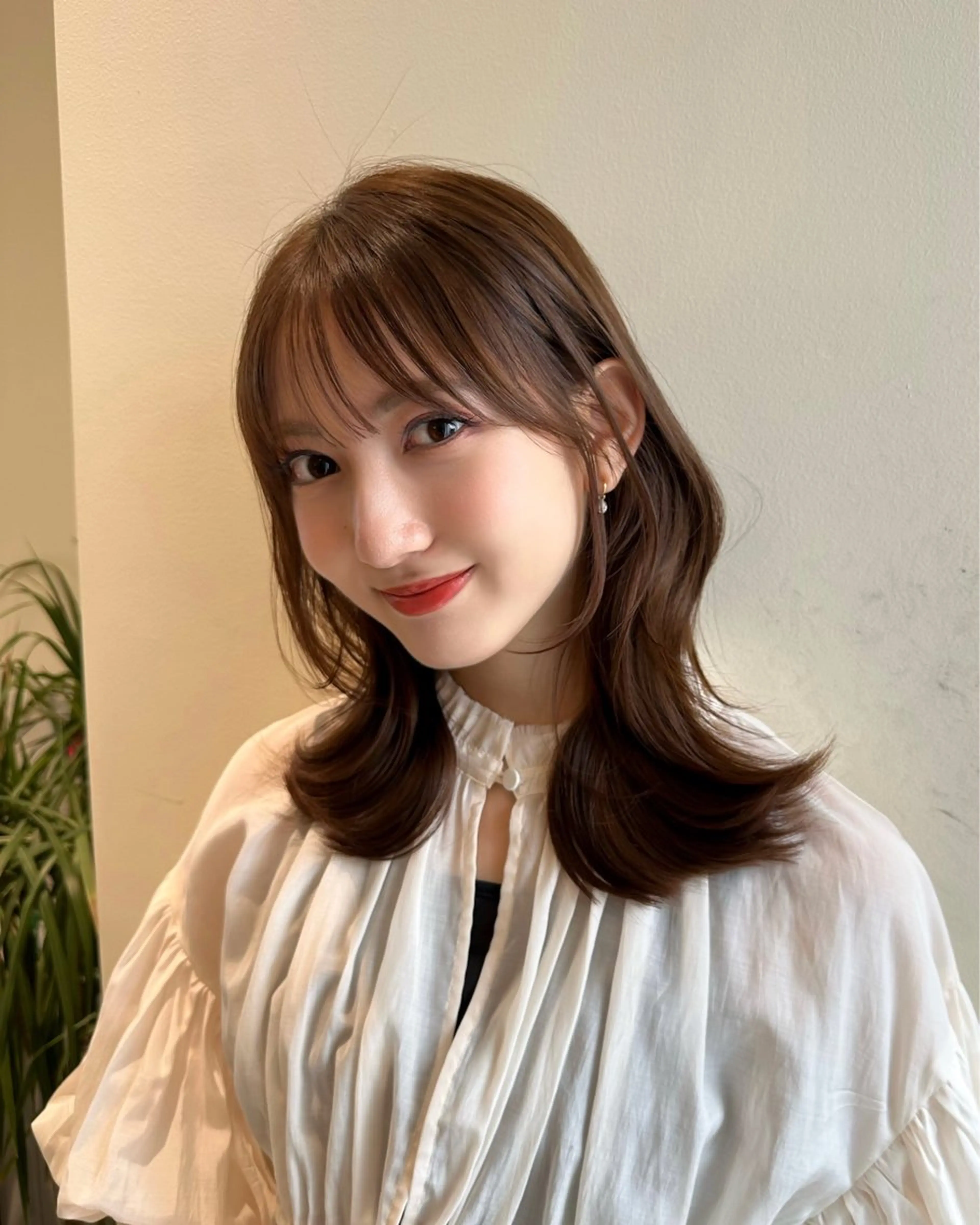 ミディアム カラー パーマ ヘアアレンジ ⭐️ショート/ボブ/ 艶カラー/りょうがのヘアスタイル