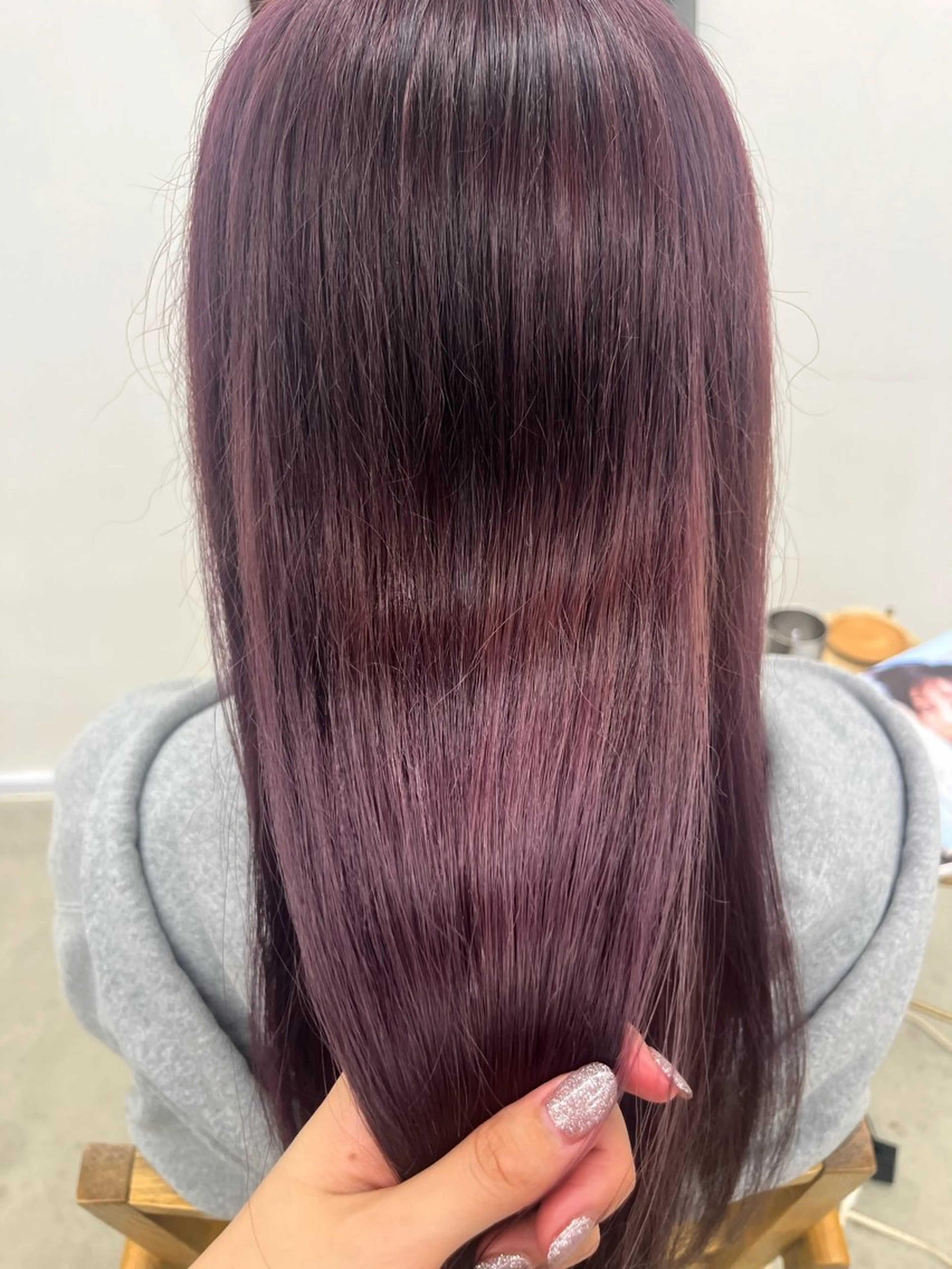 ブリーチなしwカラー+OLAPLEXトリートメント🦮の写真