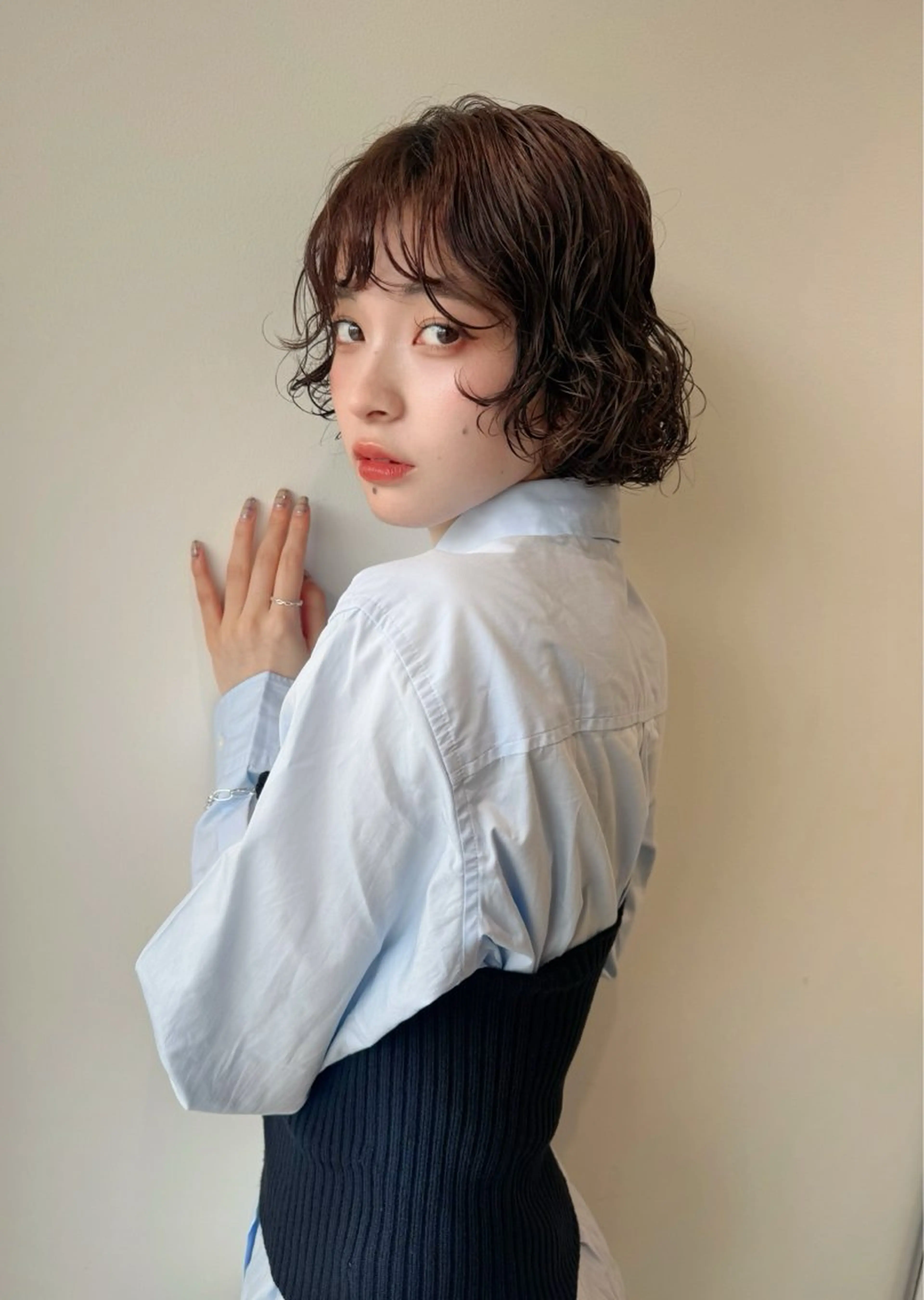 ショート パーマ ボブレイヤー ボブ レイヤーカット カット パーマ 原宿パーマ kazuのヘアスタイル