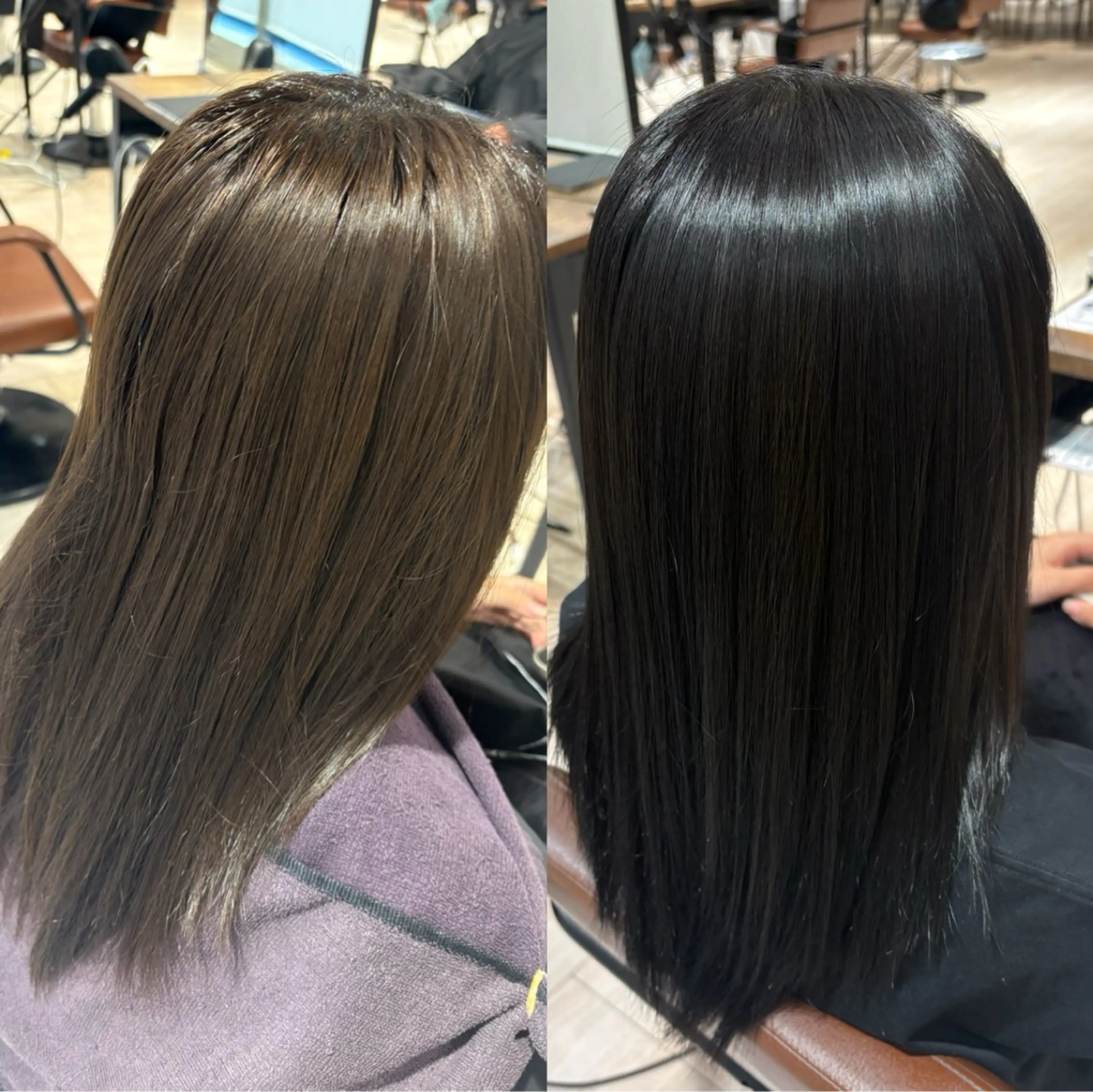 ミディアム 学生 ヘアカラー 山本 忠臣のヘアスタイル