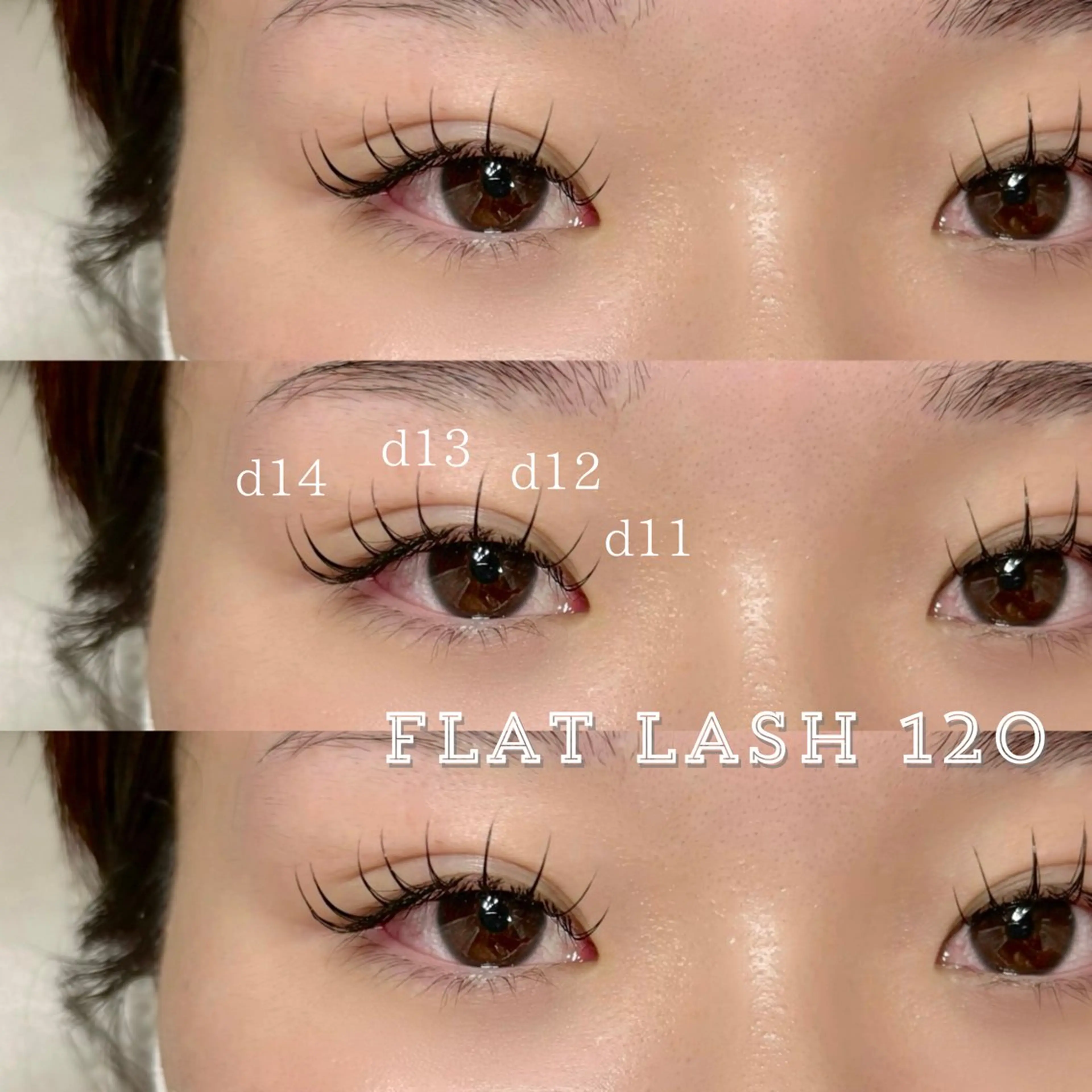 マツエク・マツパ フラットラッシュ 💛たくら なつき💛のマツエク・マツパデザイン