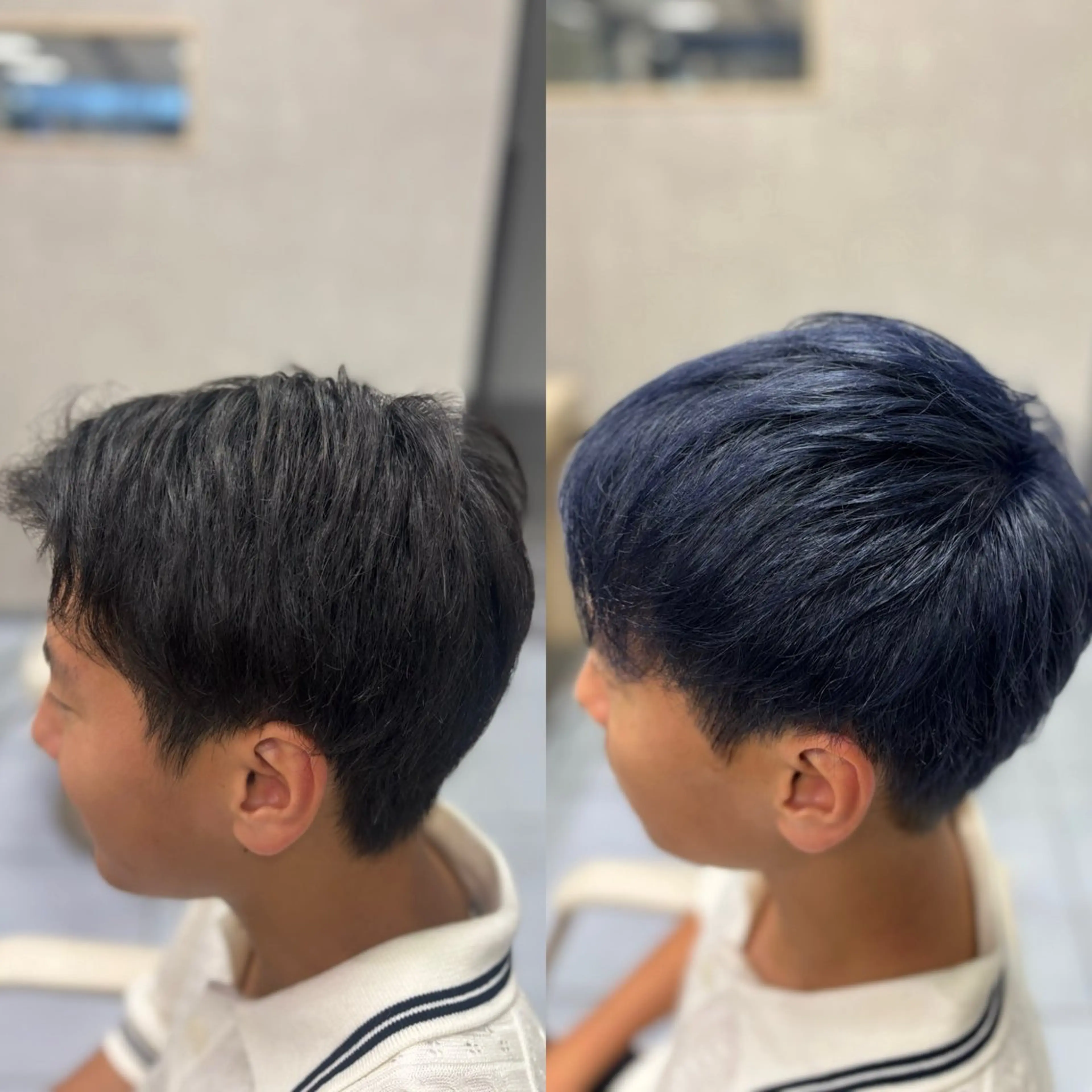 ショート カラー メンズ ヘアカラー メンズ特化韓国風 パーマスタイル/りんのヘアスタイル