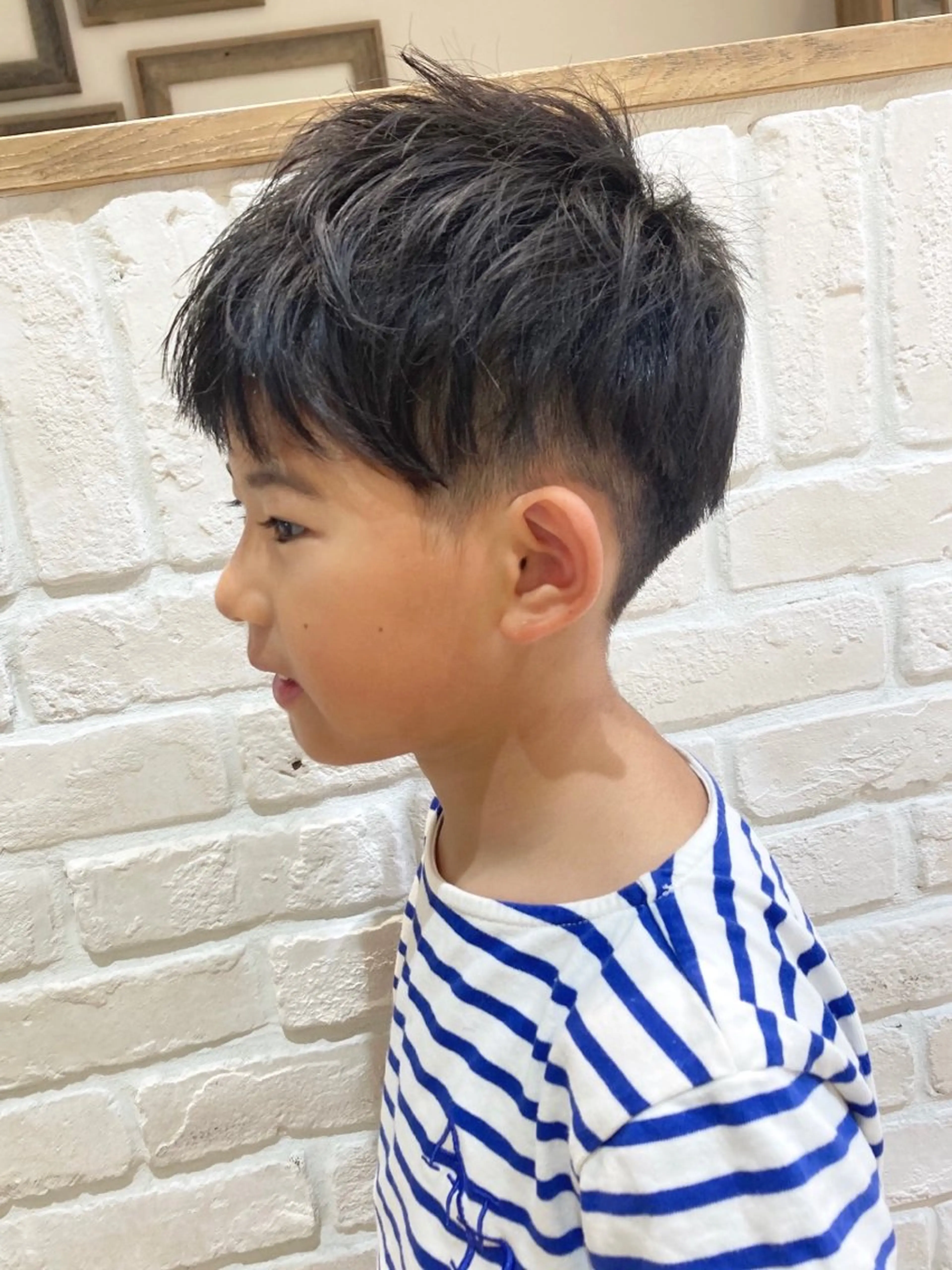 キッズ ハウス山下あやか 成人式カットカラーのヘアスタイル