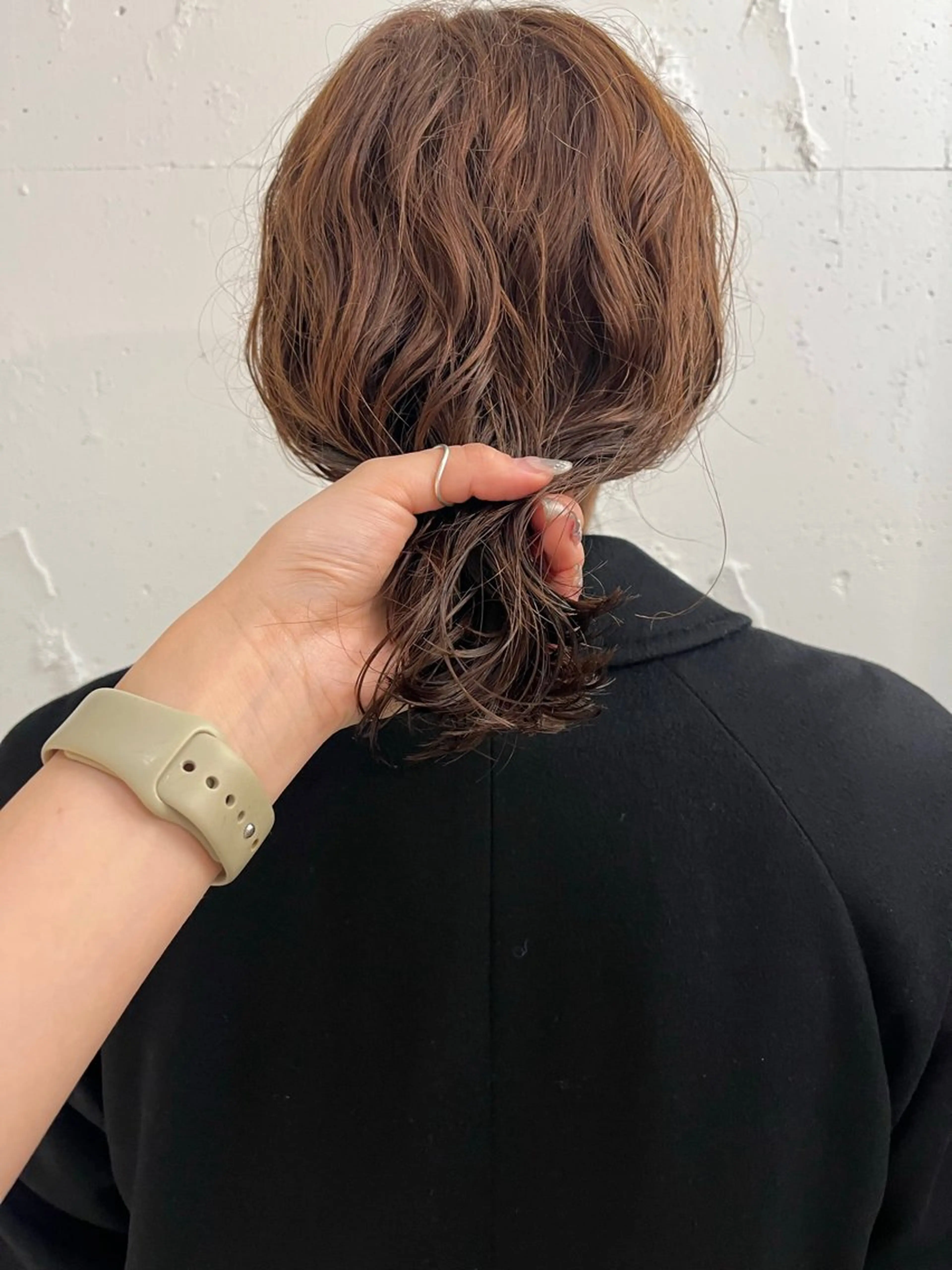 ショート カラー パーマ カット ヘアカラー パーマ トリートメント 似合わせぷつっとボブ 縮毛矯正 久保田彩菜のヘアスタイル