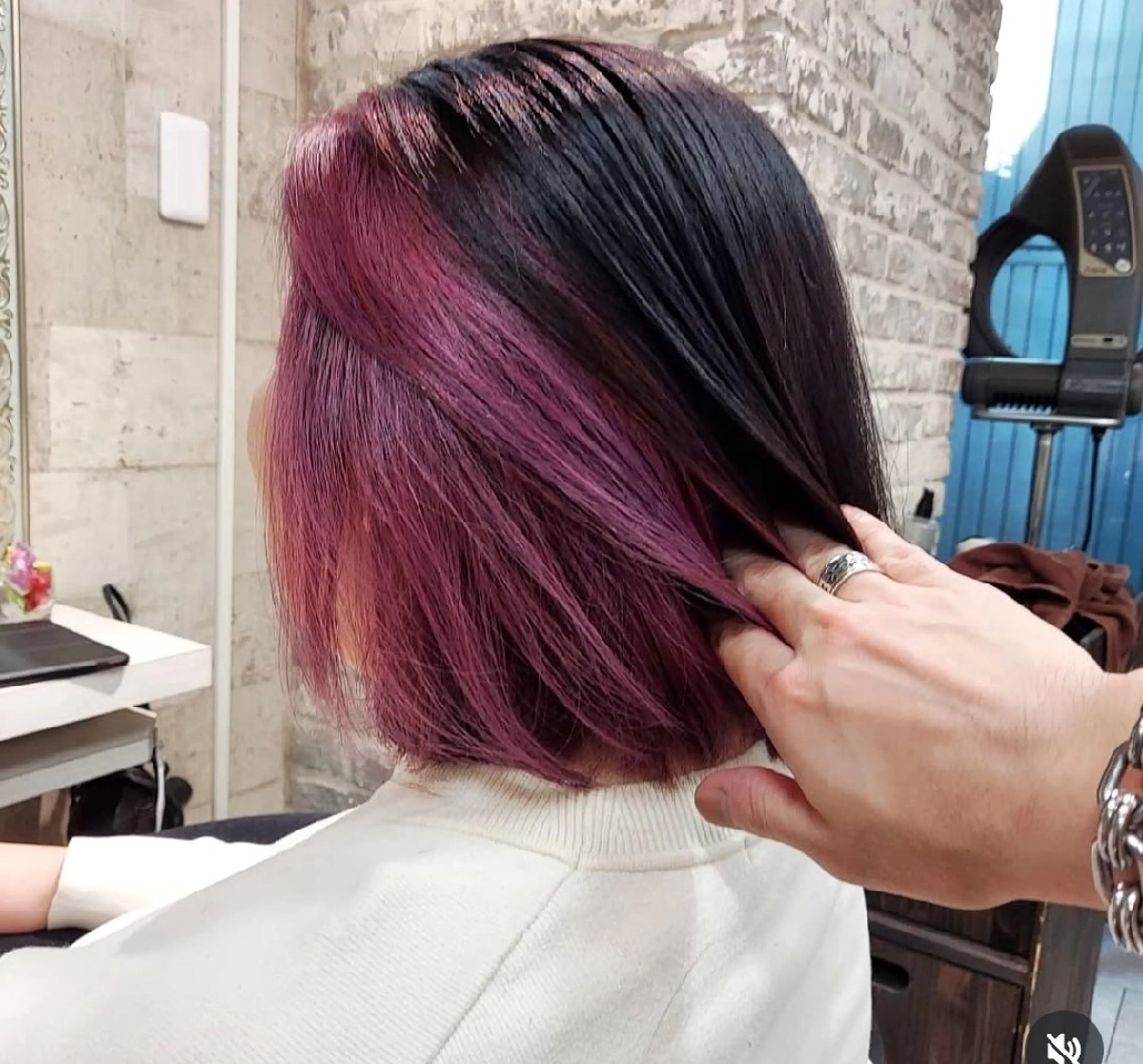 ミディアム カラー インナーカラー ピンクカラー ローズカラー ヘアカラー トリートメント grow上野御徒町【グロウ】所属・ブリーチ・ハイトーン 特化🎉内山のヘアスタイル