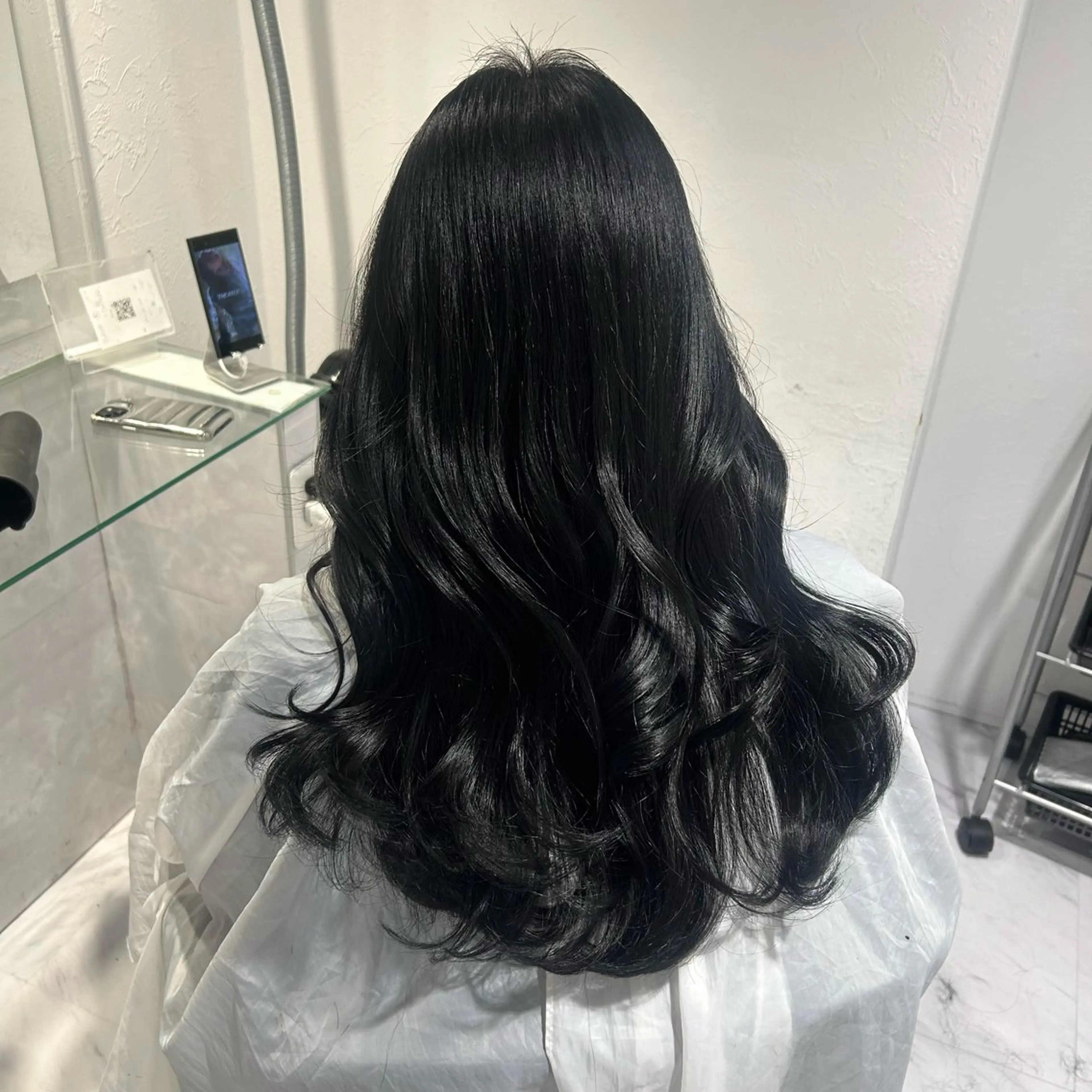 ロング カラー カット ヘアカラー トリートメント 表参道/透明感カラー /暗髪/ジュキヤのヘアスタイル