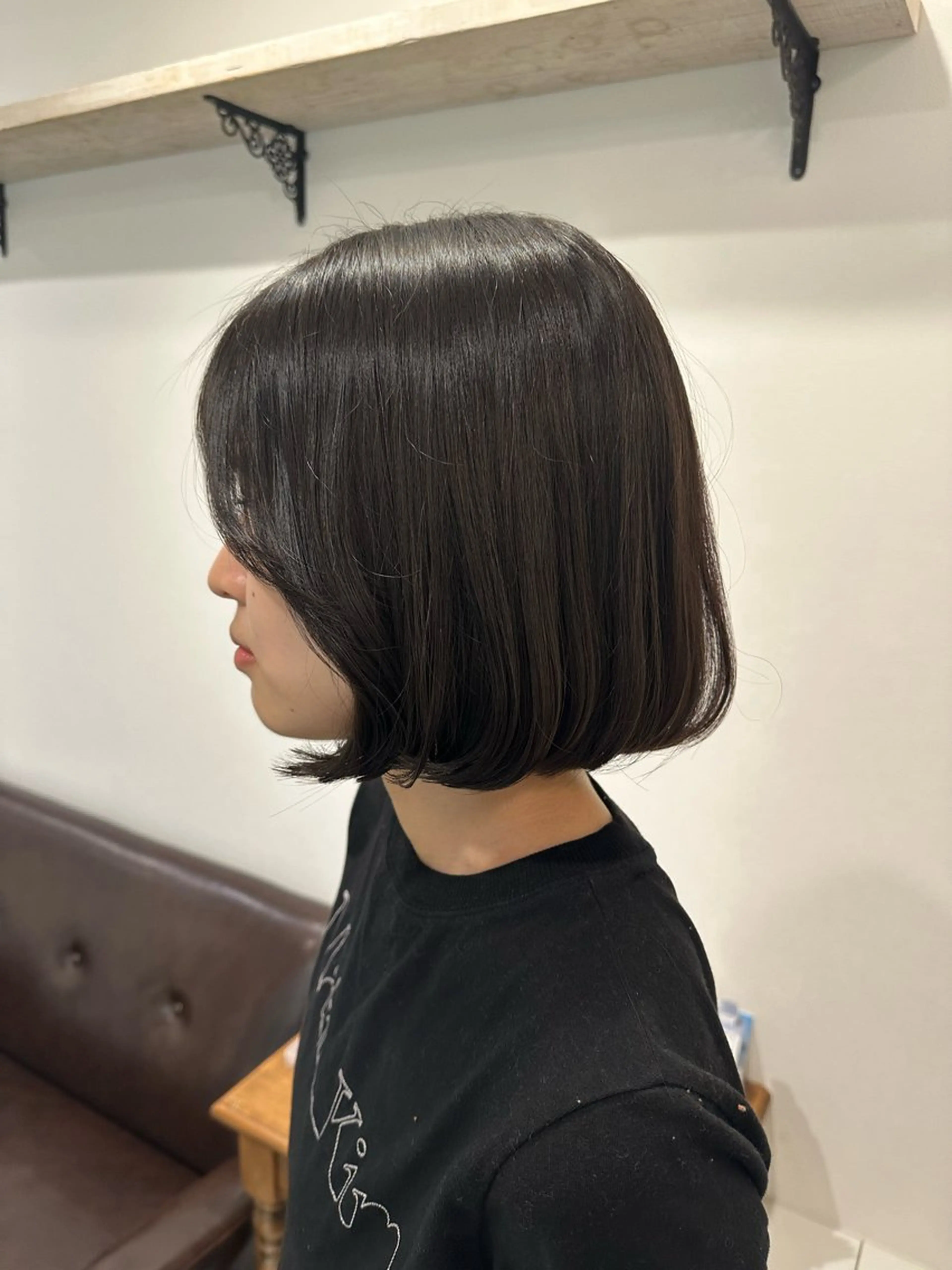 ミディアム タンバルモリ カット tiravento 南船場店所属・nana 韓国スタイル🇰🇷のヘアスタイル