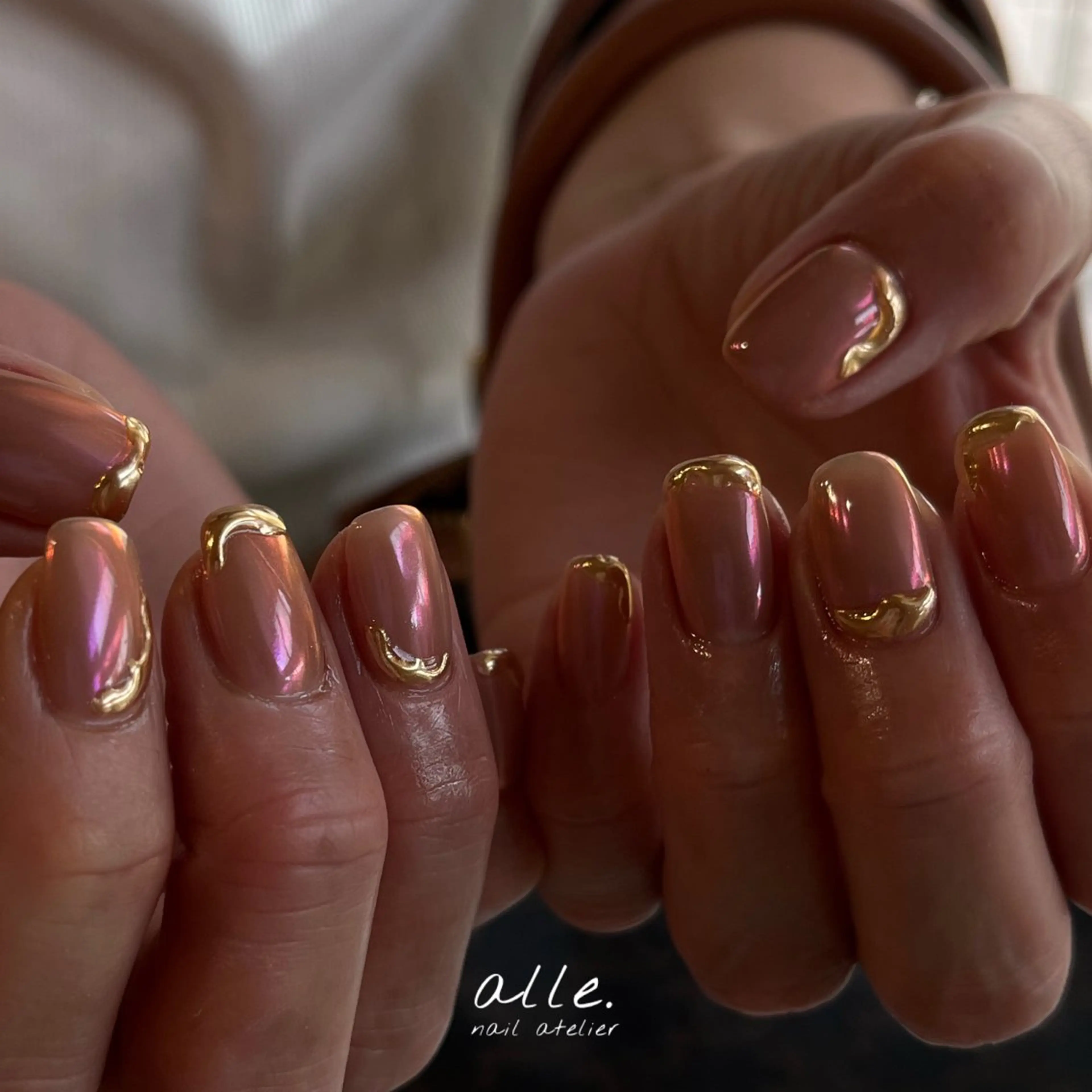 ネイル ハンドネイル atelier alle.のネイルデザイン