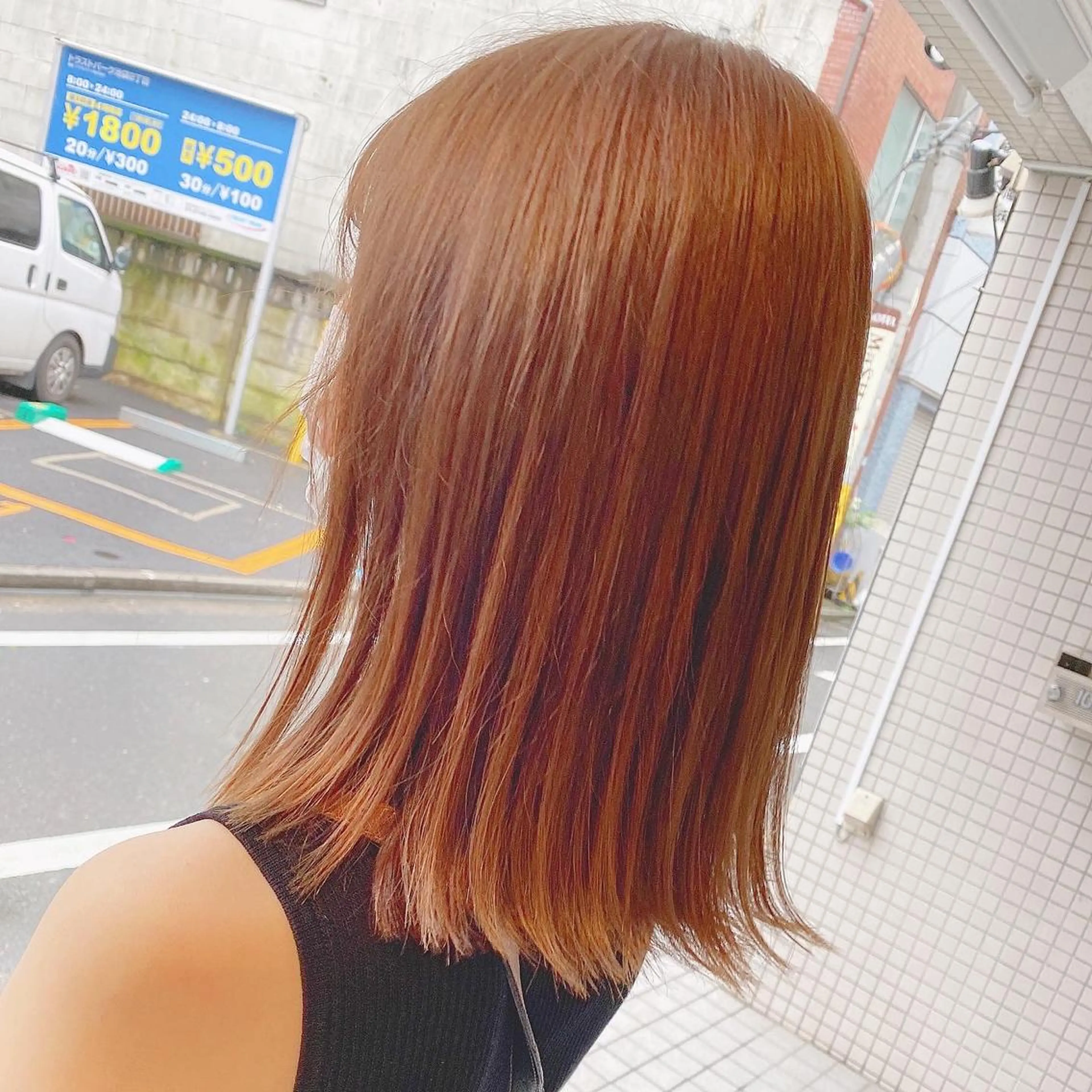 ミディアム 髪質改善 外ハネヘア トリートメント 酸熱トリートメント SALOWIN 池袋Suite店所属・髪質改善特化 安東駿介のヘアスタイル