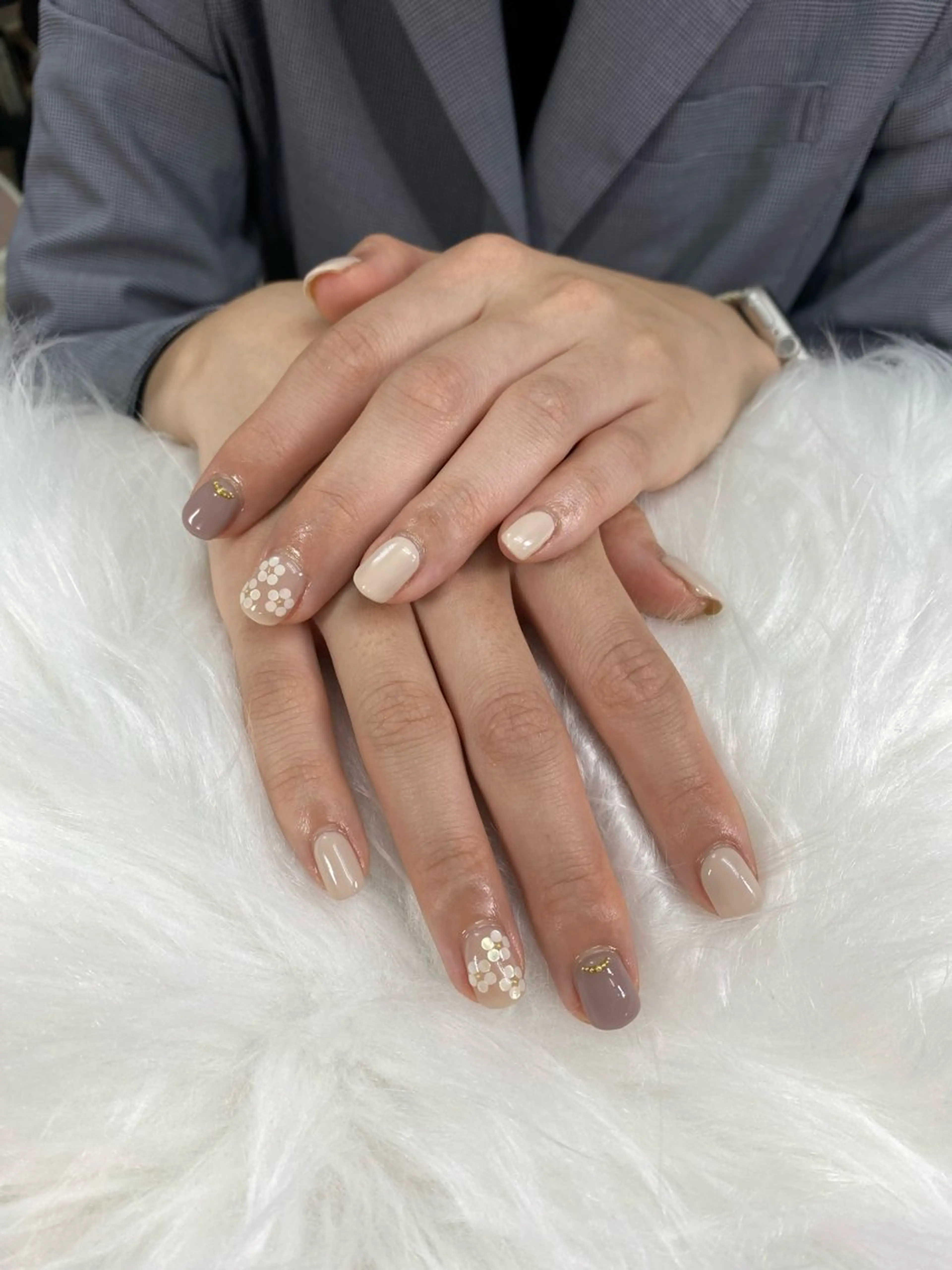 ネイル ホログラムネイル デュアス R _宇都宮のネイルデザイン