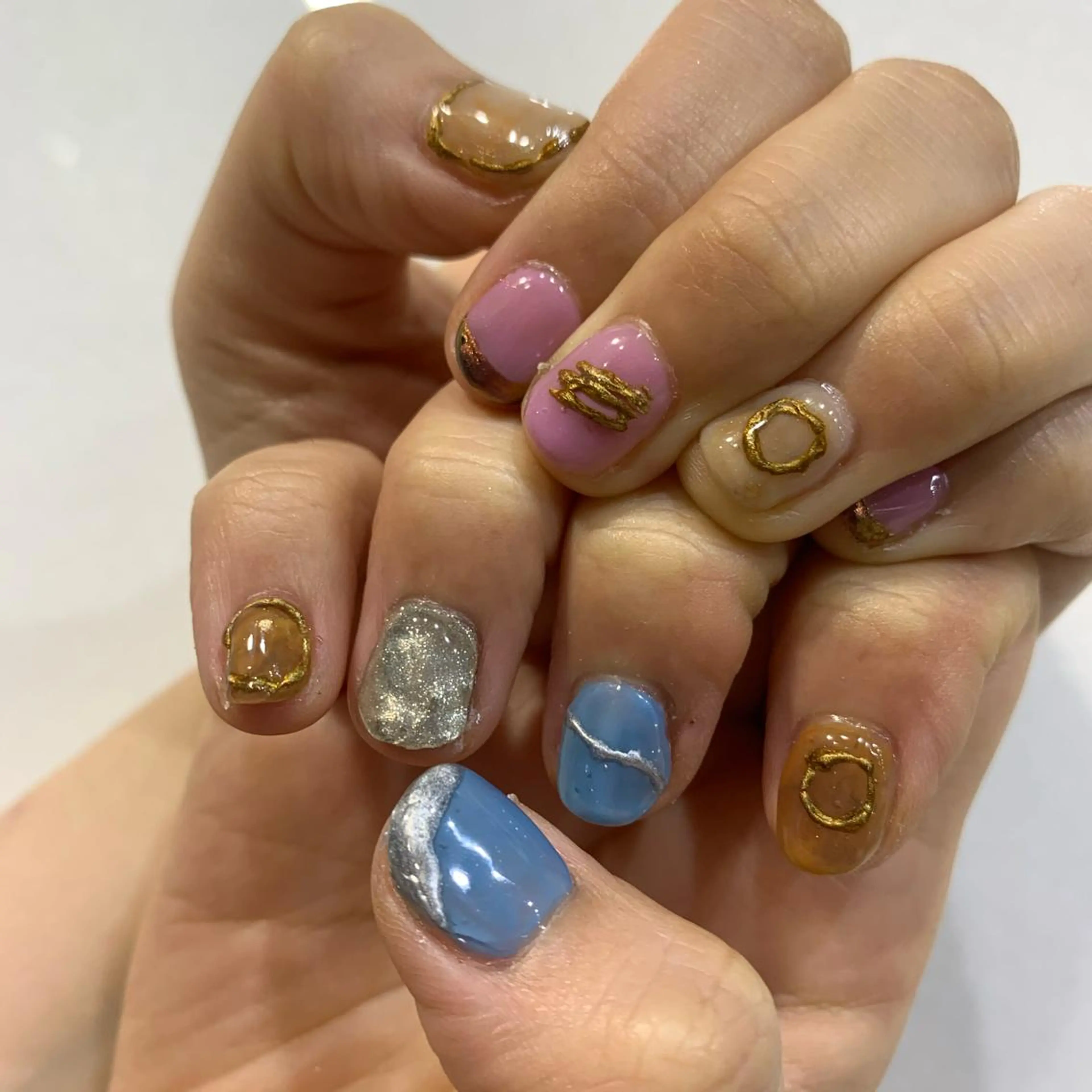 ネイル ニュアンスネイル 韓国ヘア🦋 MIYUのヘアスタイル