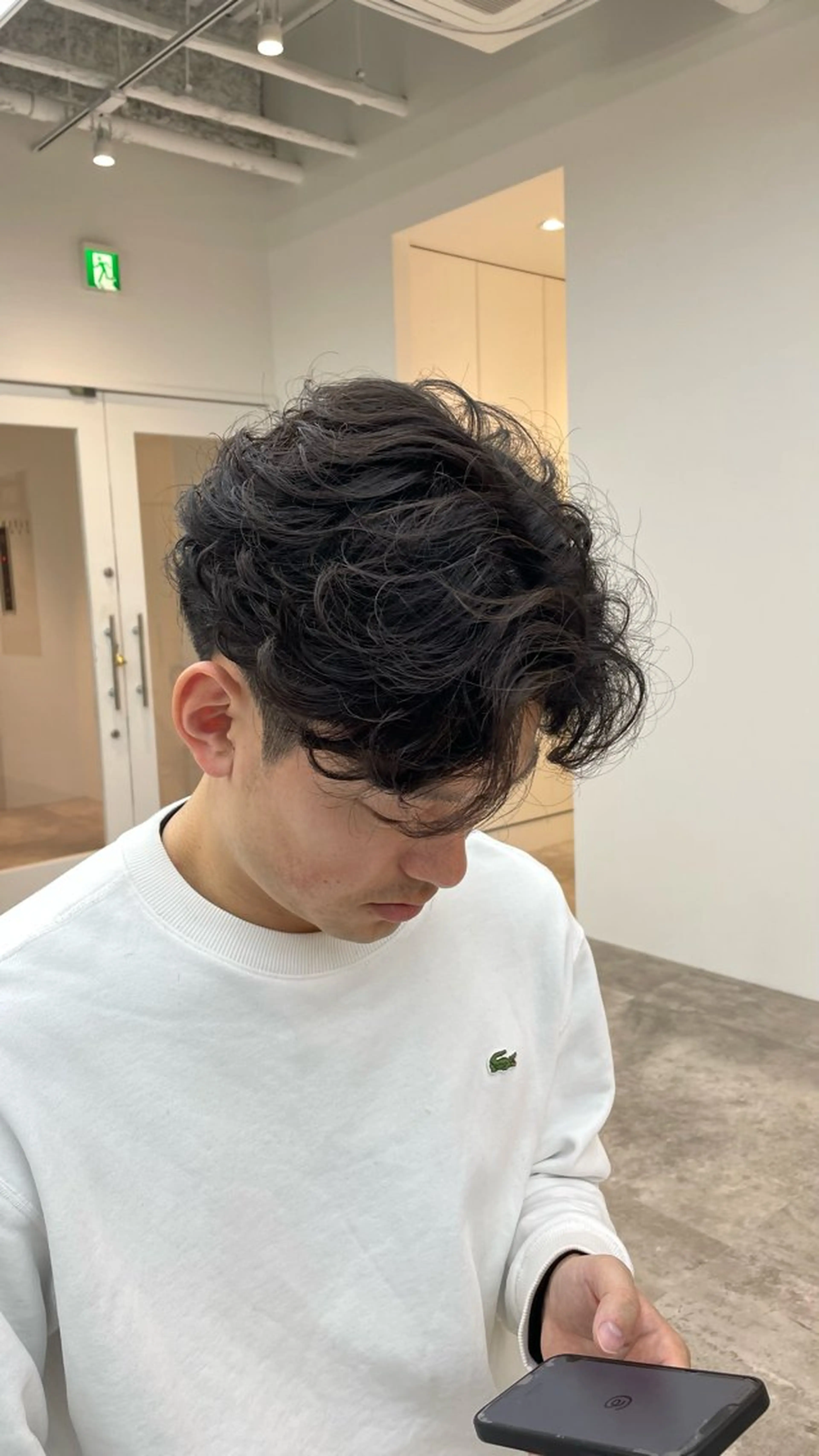 パーマ メンズ カット パーマ fifth 阿部楓のヘアスタイル