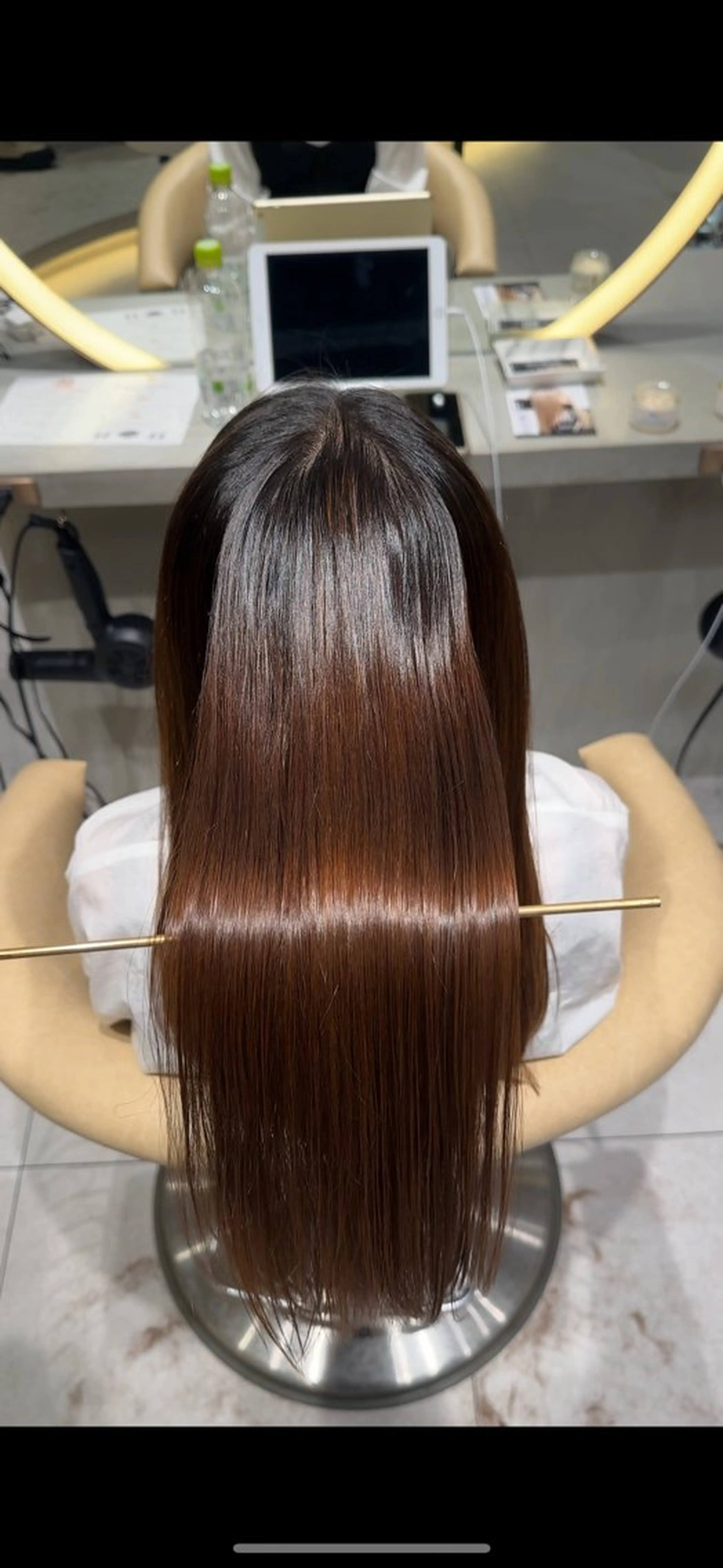 ロング パーマ 縮毛矯正 ストレートパーマ ブロンド/ベージュ系 /🪽そうま🪽のヘアスタイル