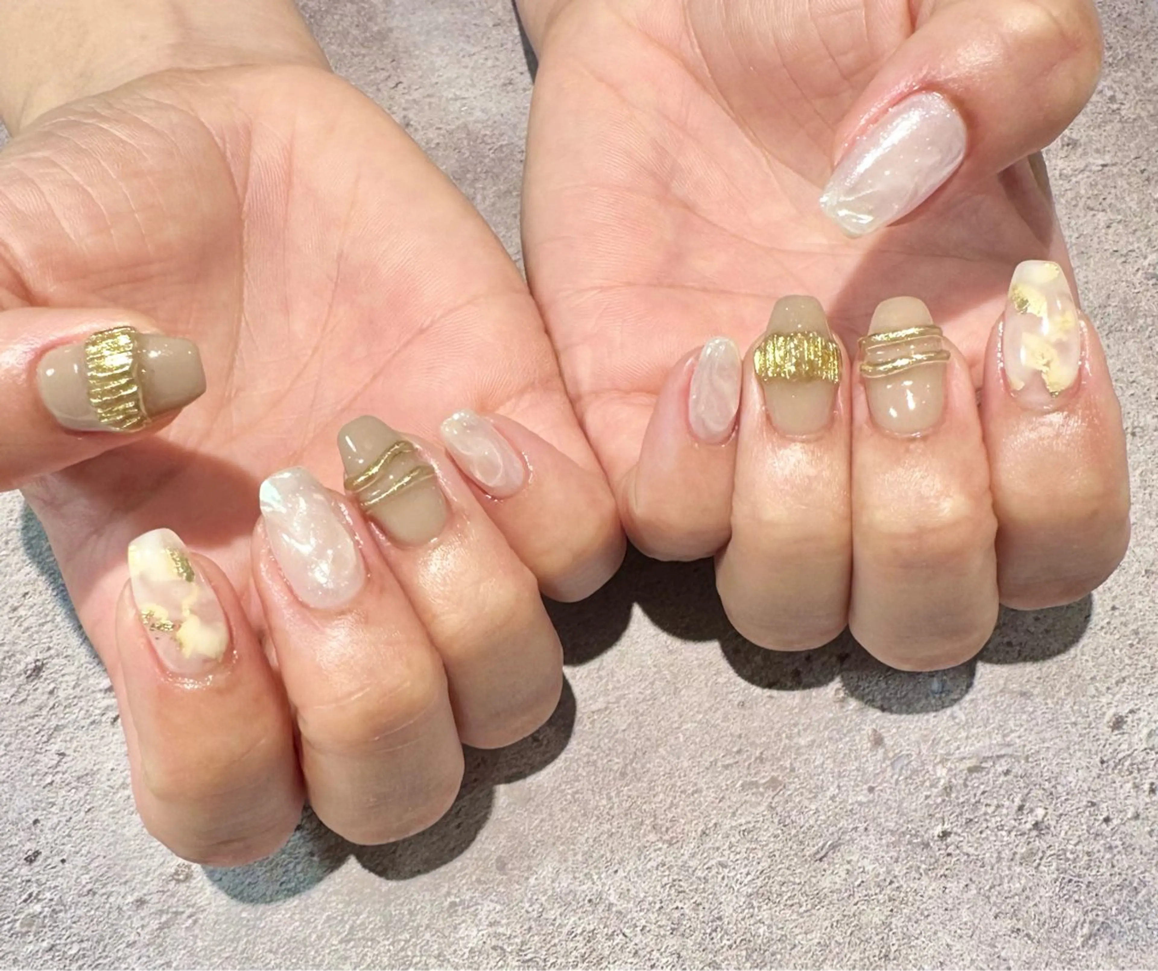 ネイル ハンドネイル 入山 聡美のネイルデザイン