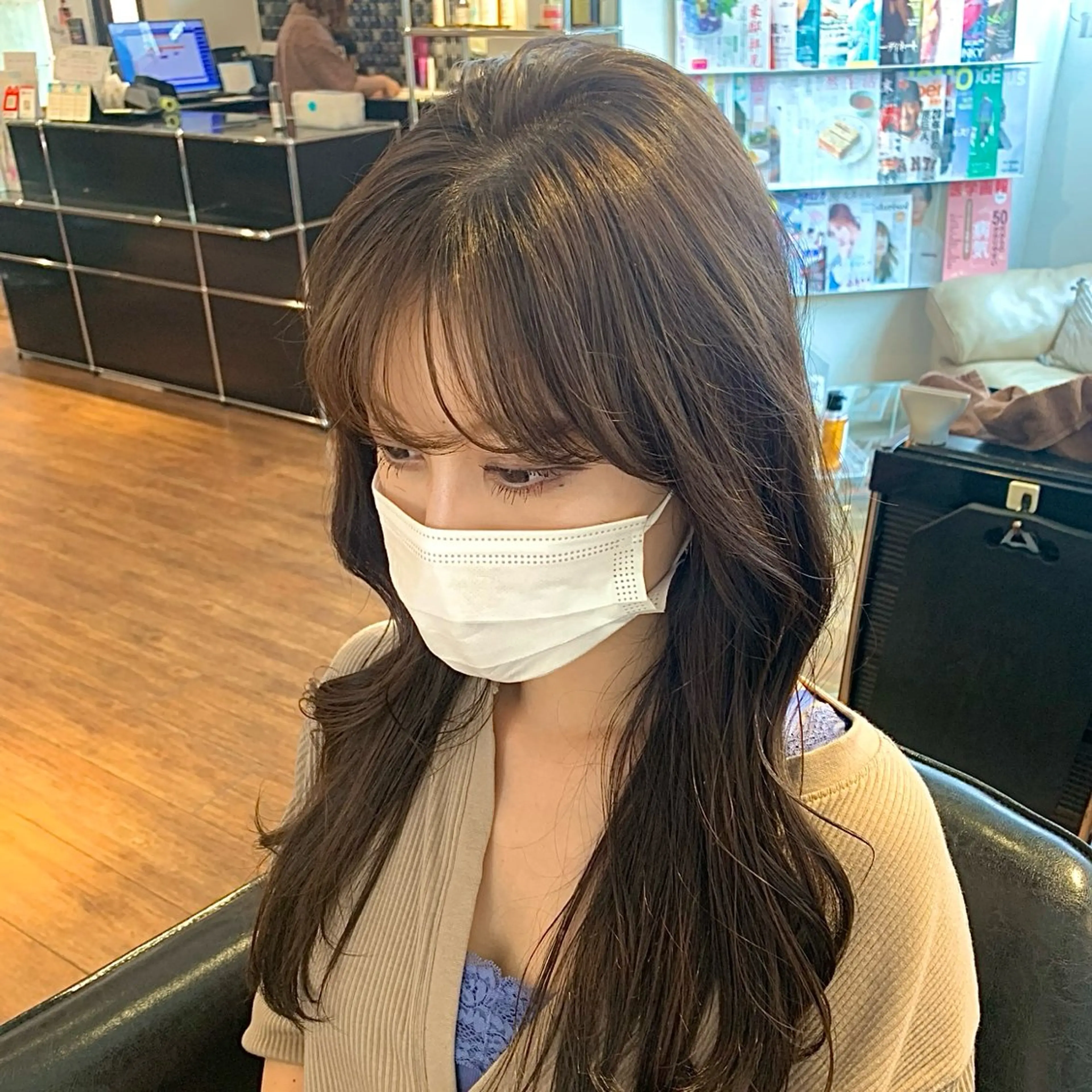 【ペタッと前髪を解消】カット＋前髪パーマの写真