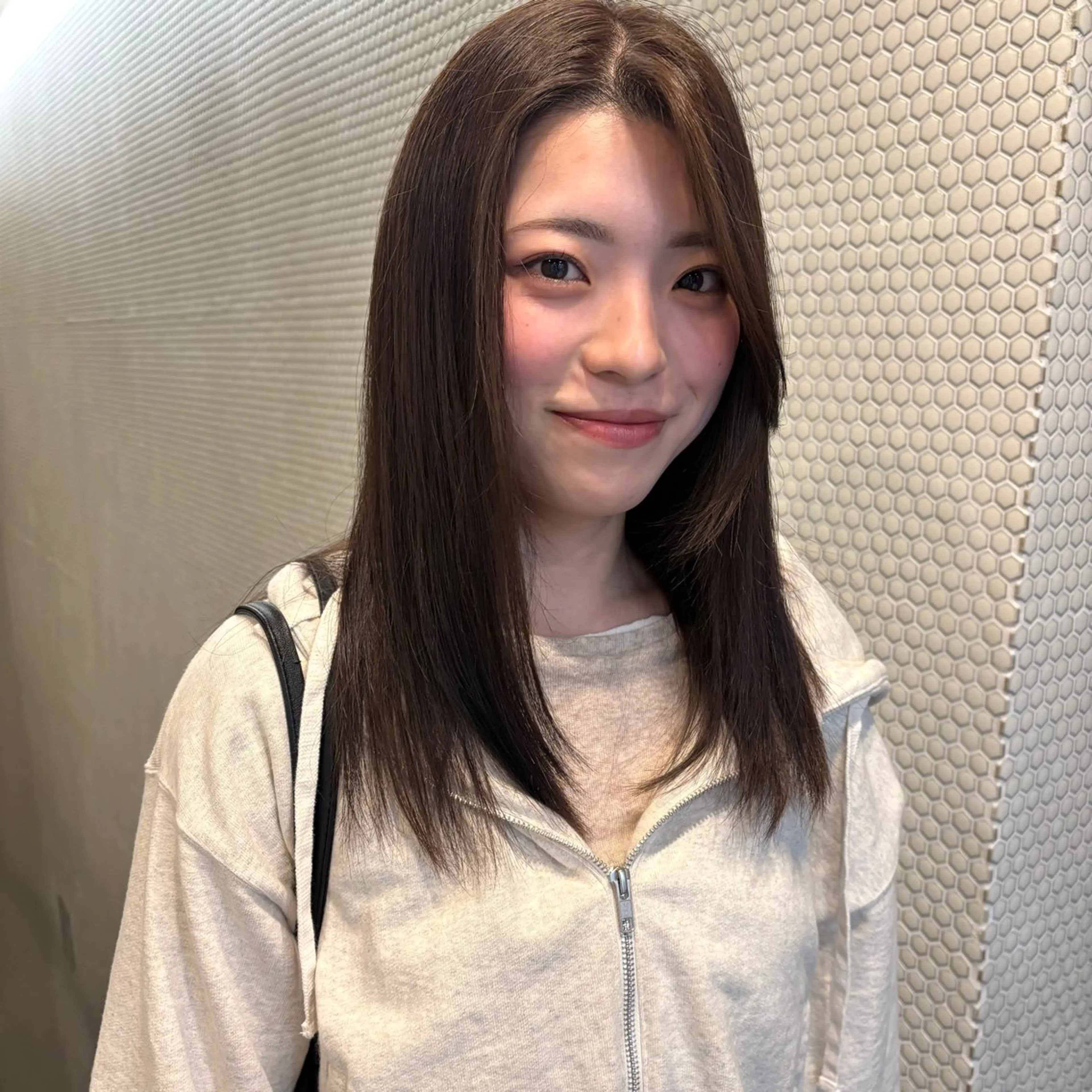 セミロング 似合わせボブカット/ 髪質改善/細川実知香のヘアスタイル