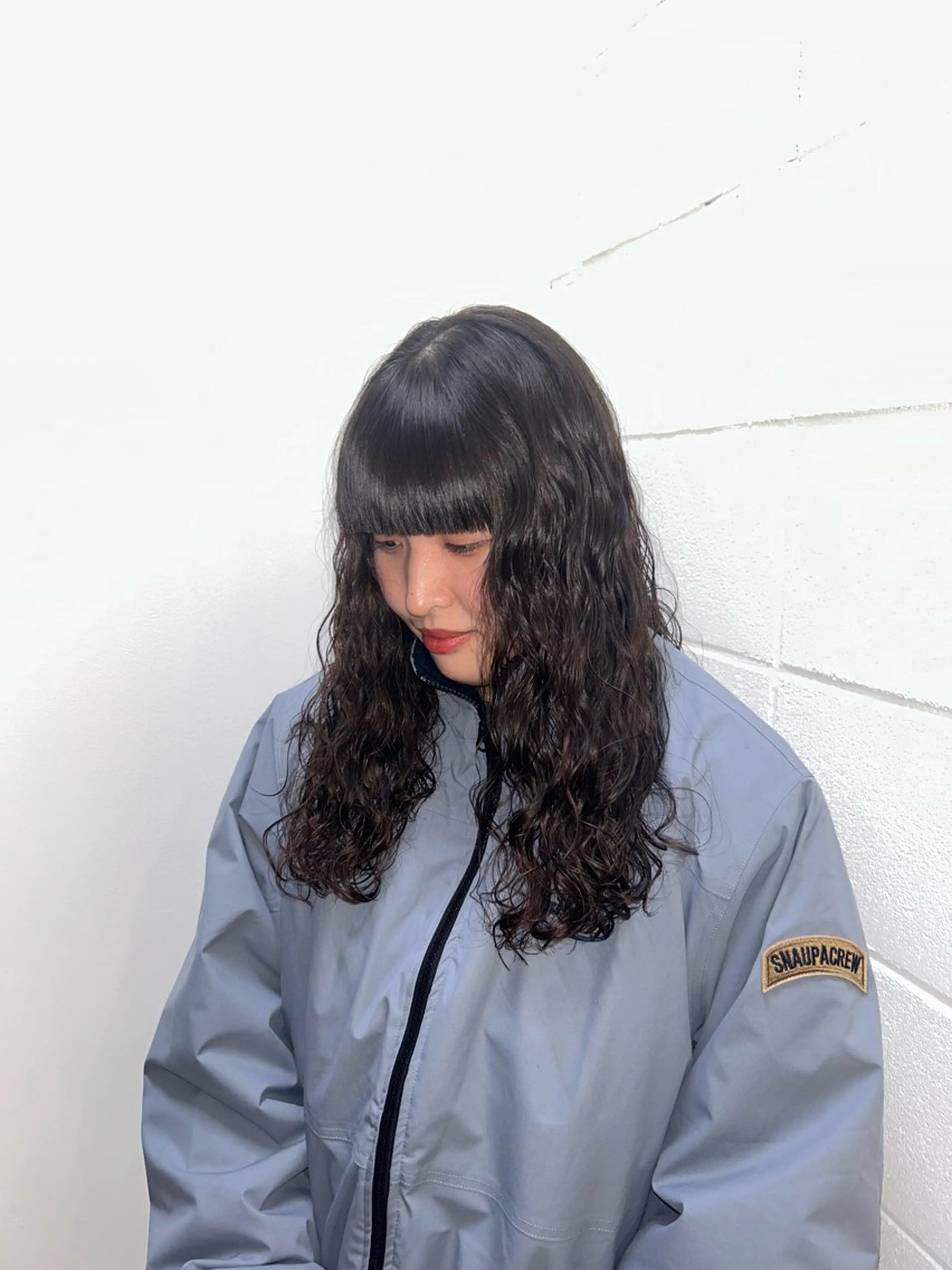 パーマ ケアブリーチ/原宿/ MOENOのヘアスタイル