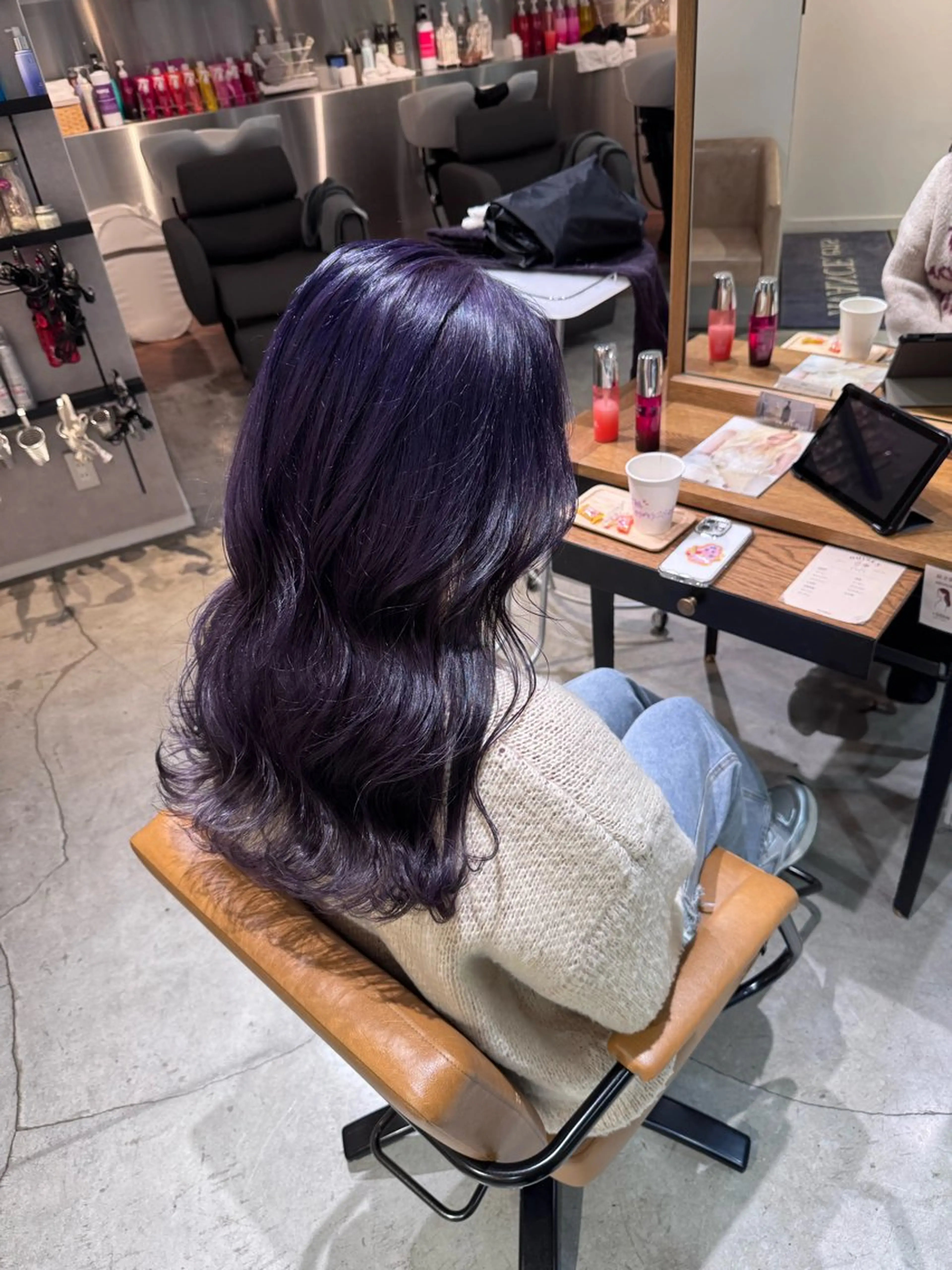 セミロング カラー ブリーチ カット ヘアカラー トリートメント AVANCE.ens 広島袋町店ayuのヘアスタイル