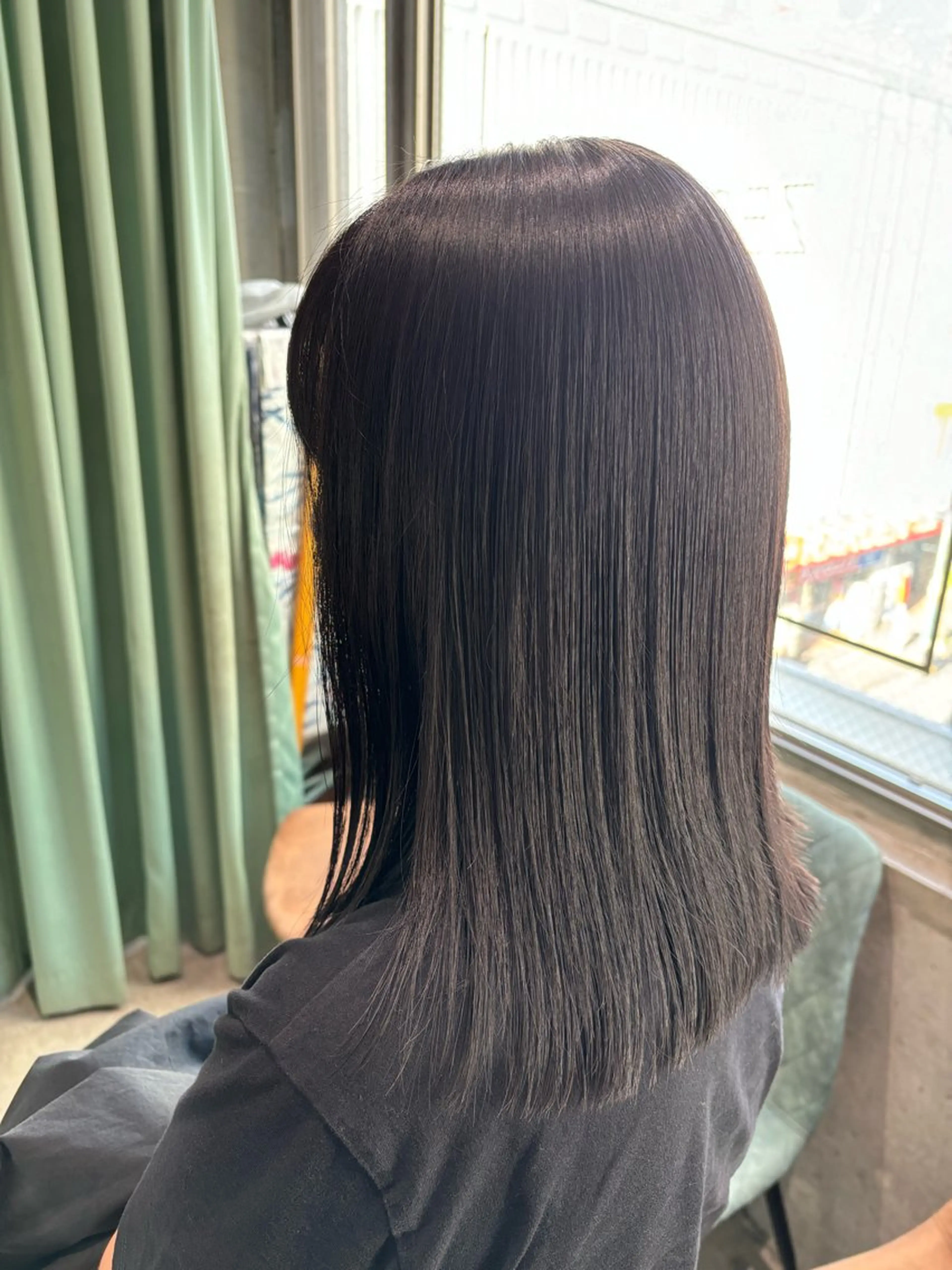 ミディアム カラー 髪質改善 トリートメント ヘアカラー りあの🎀 /暖色カラー🍒のヘアスタイル