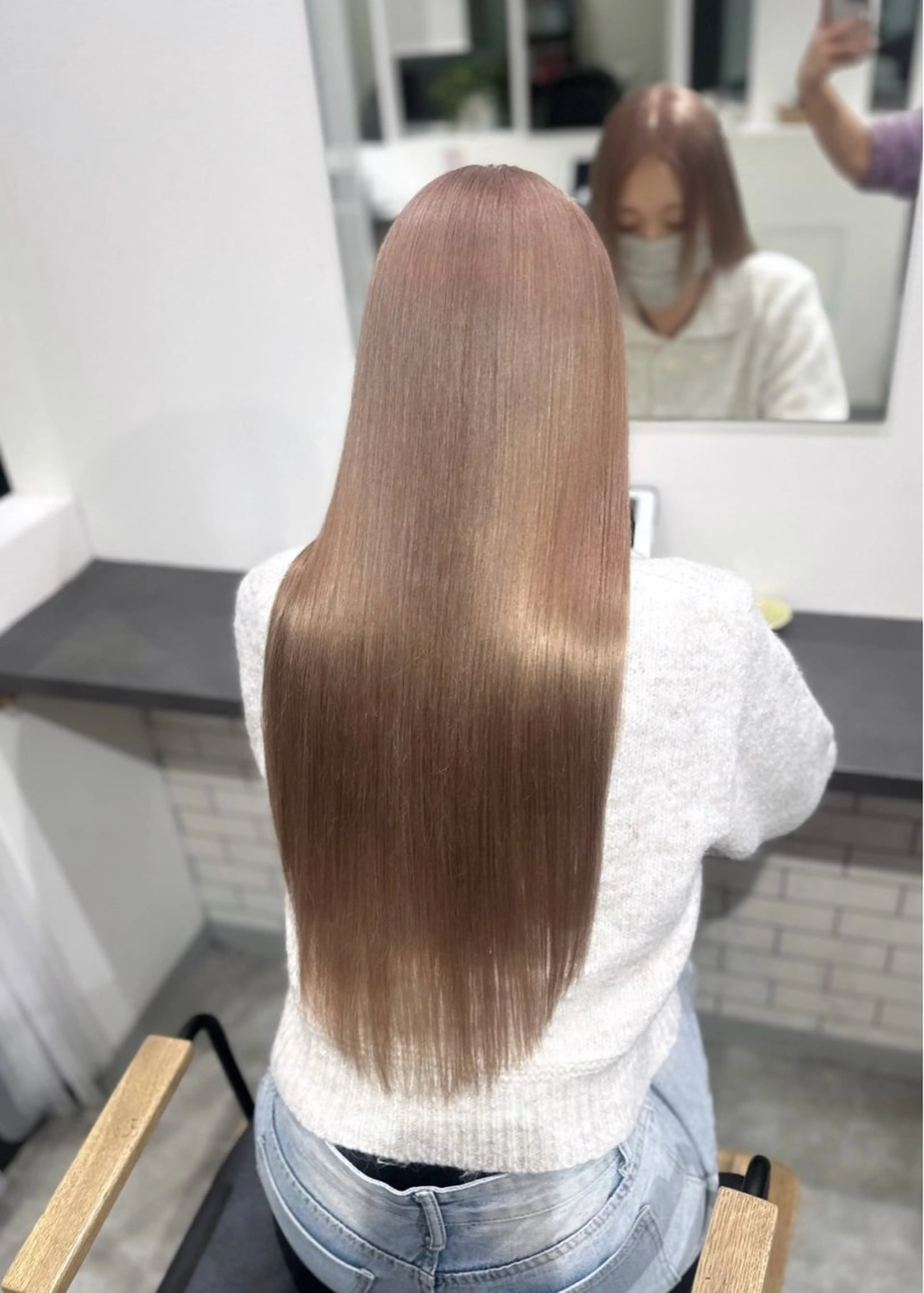 当日限定価格✨艶カラー＋トリートメント🍀の写真