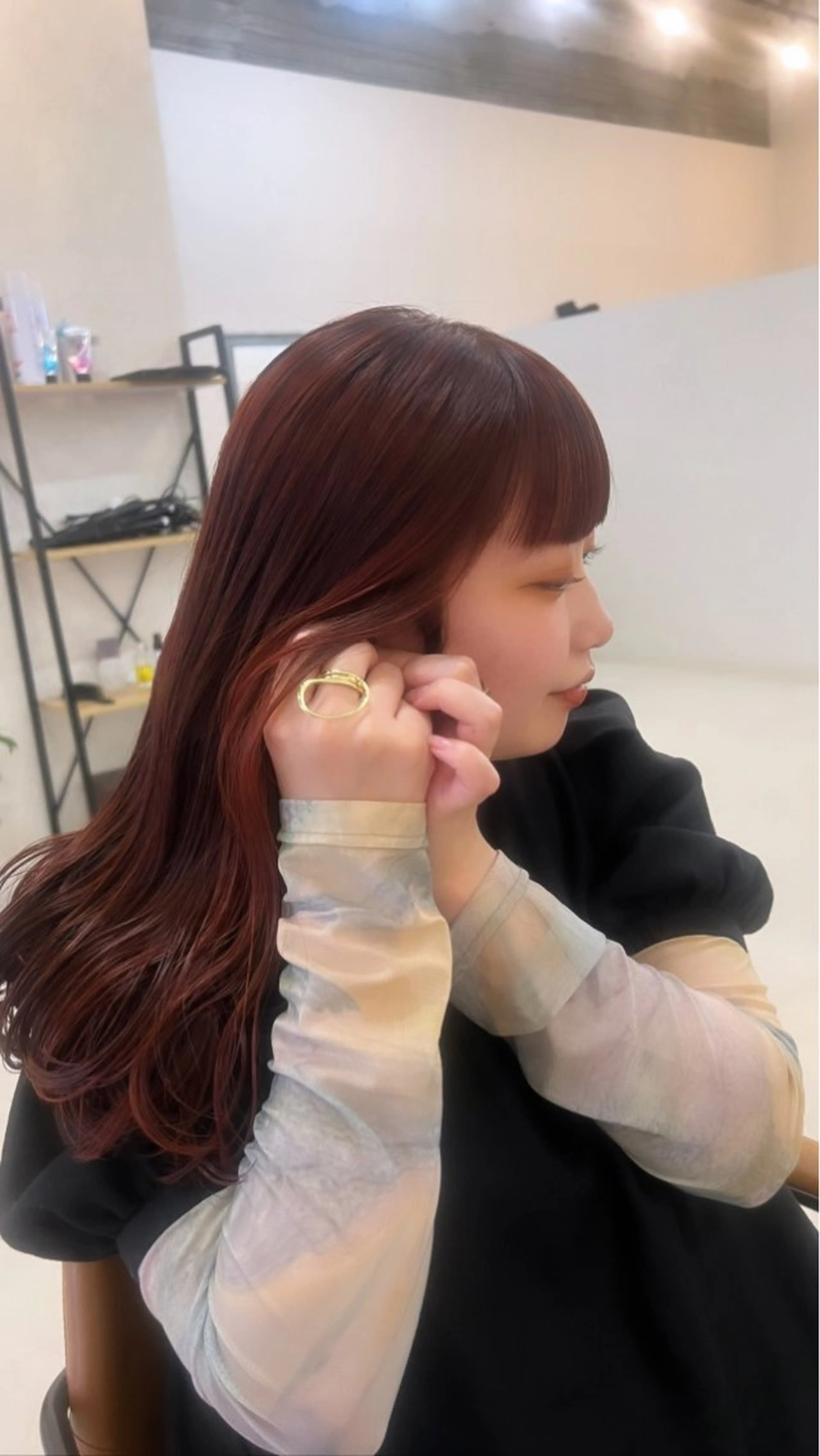 ロング nico🏁 rihoのヘアスタイル