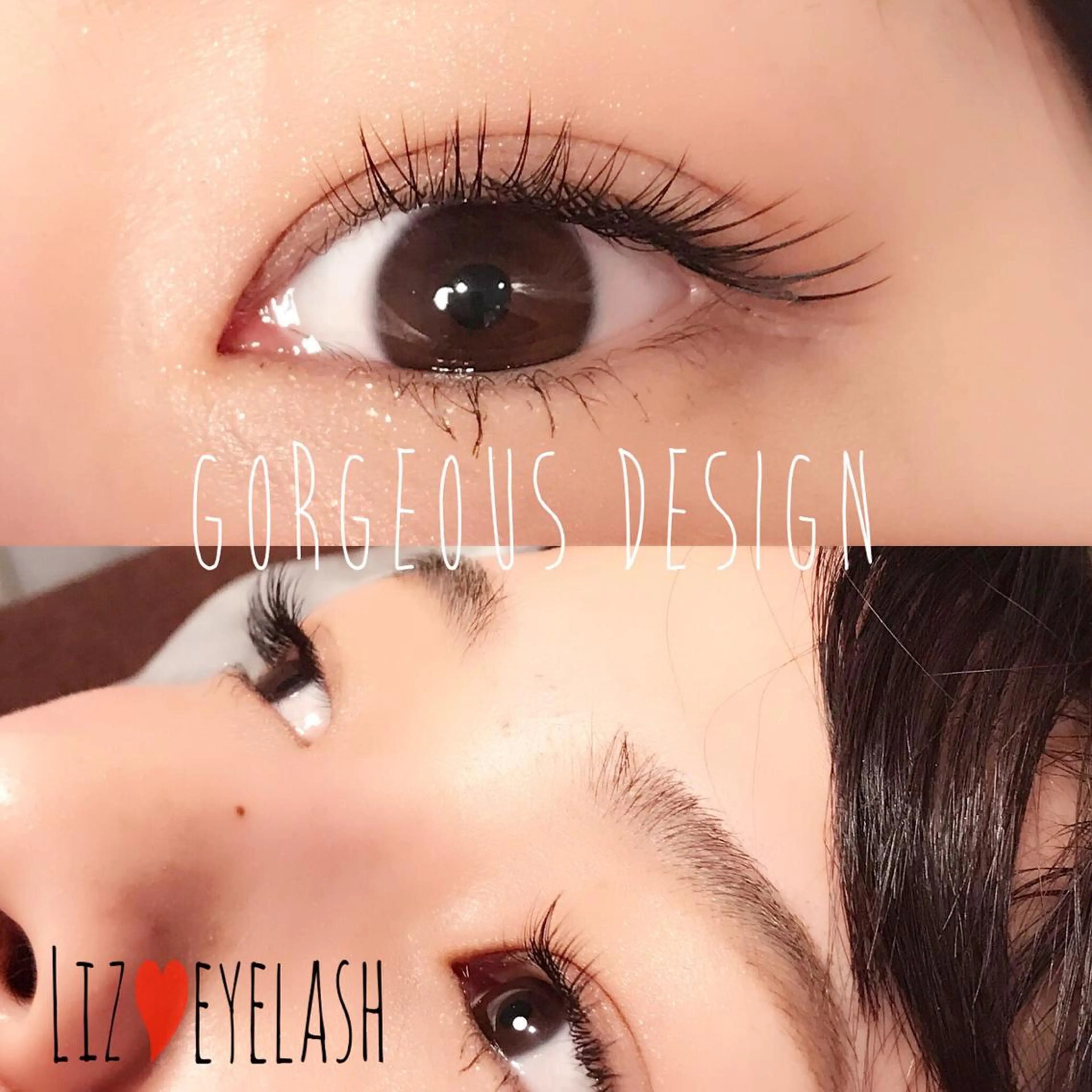 マツエク・マツパ Jカール 目尻長め ナチュラル マツエク nashira -ナシラ- 恵比寿のマツエク・マツパデザイン