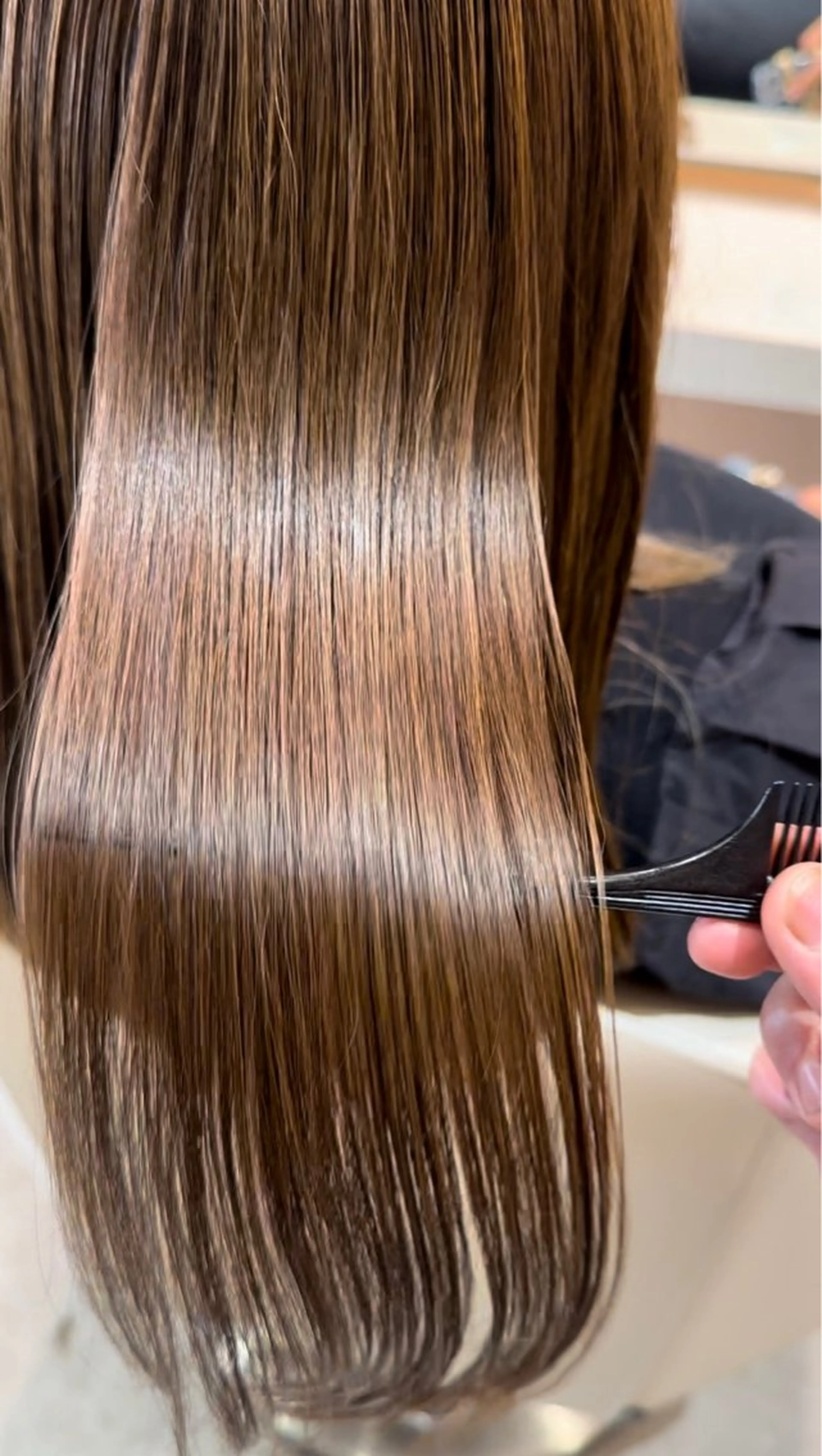 ミディアム ヘアカラー La fith hair rond 立川店所属・kyosuke 透明感カラーのヘアスタイル