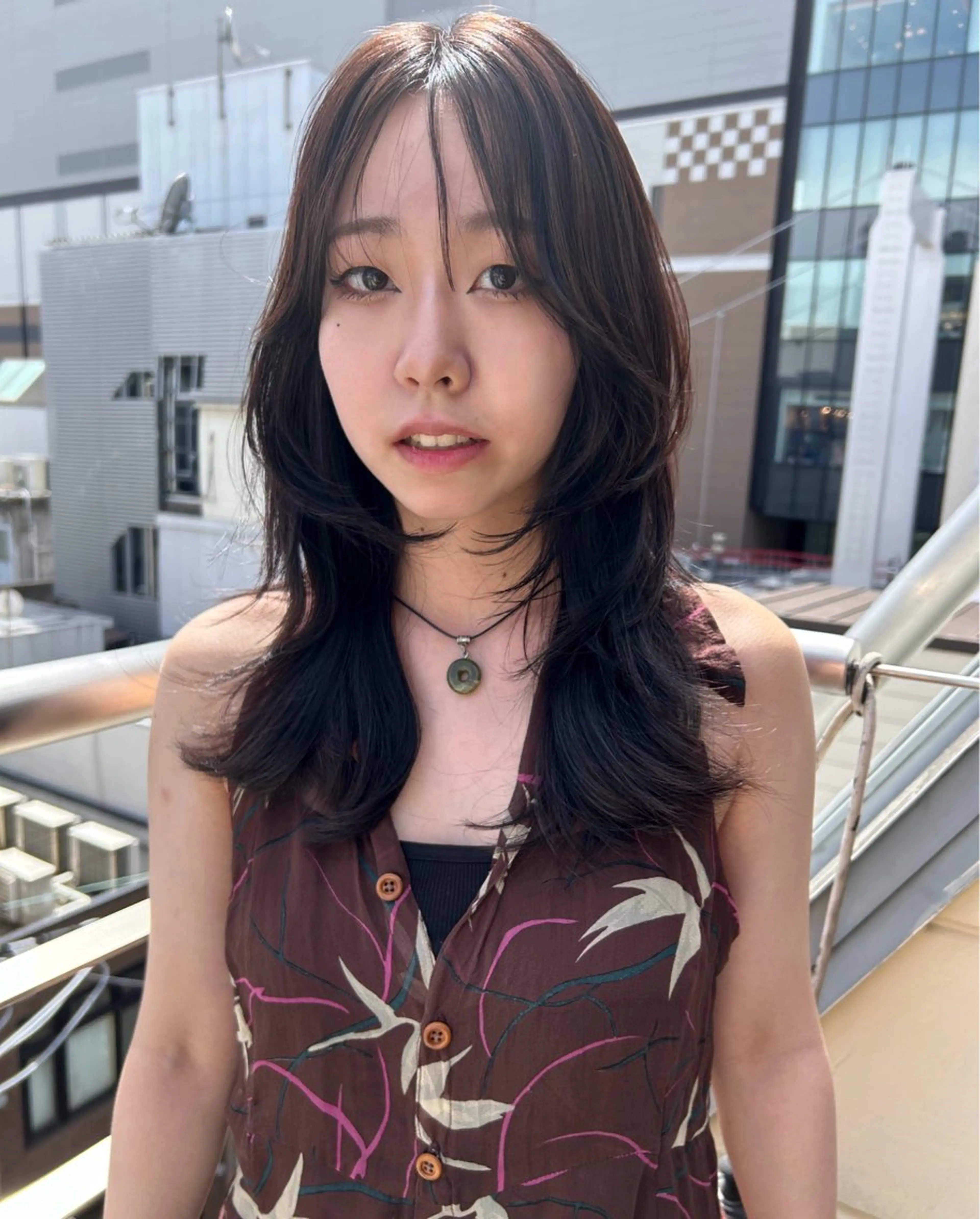 ミディアム カラー land所属・透明感カラー/レイヤ ー🌙Honokaのヘアスタイル