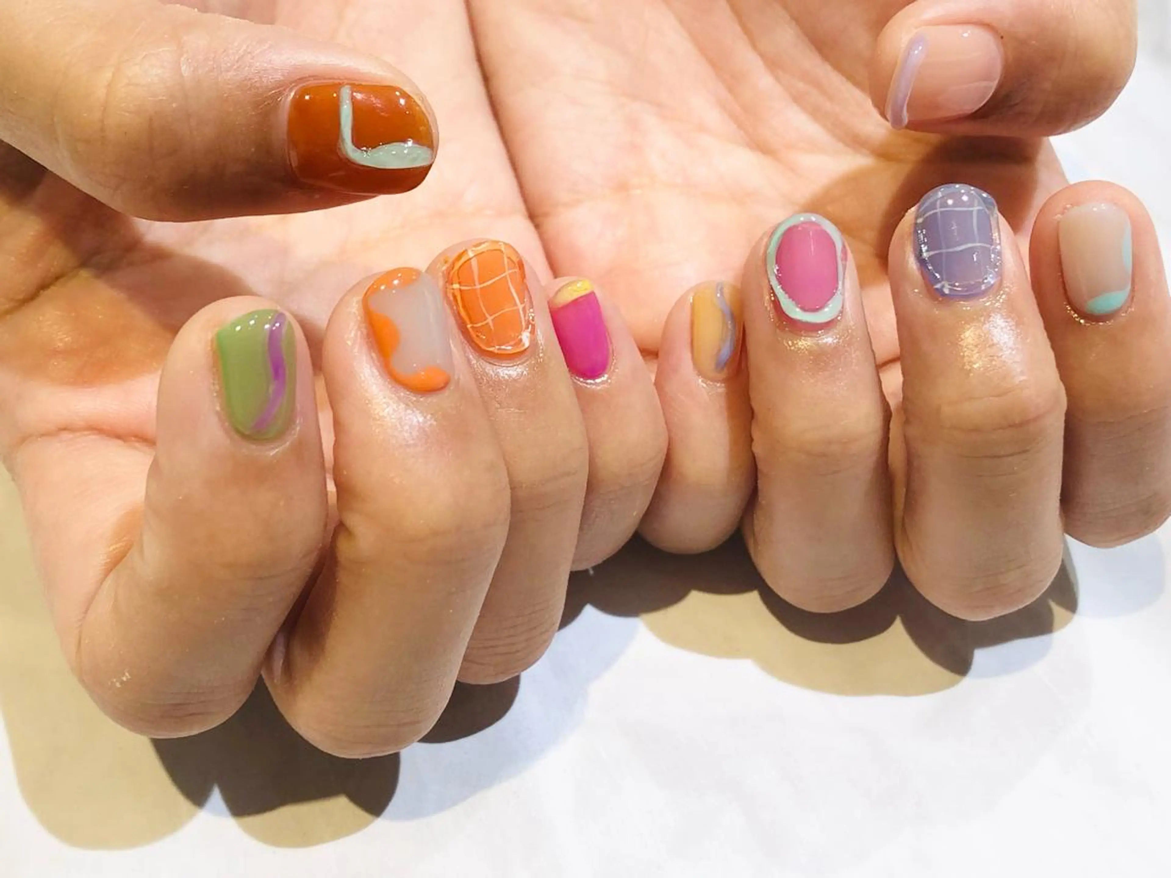 ネイル 舞田 苑香のネイルデザイン