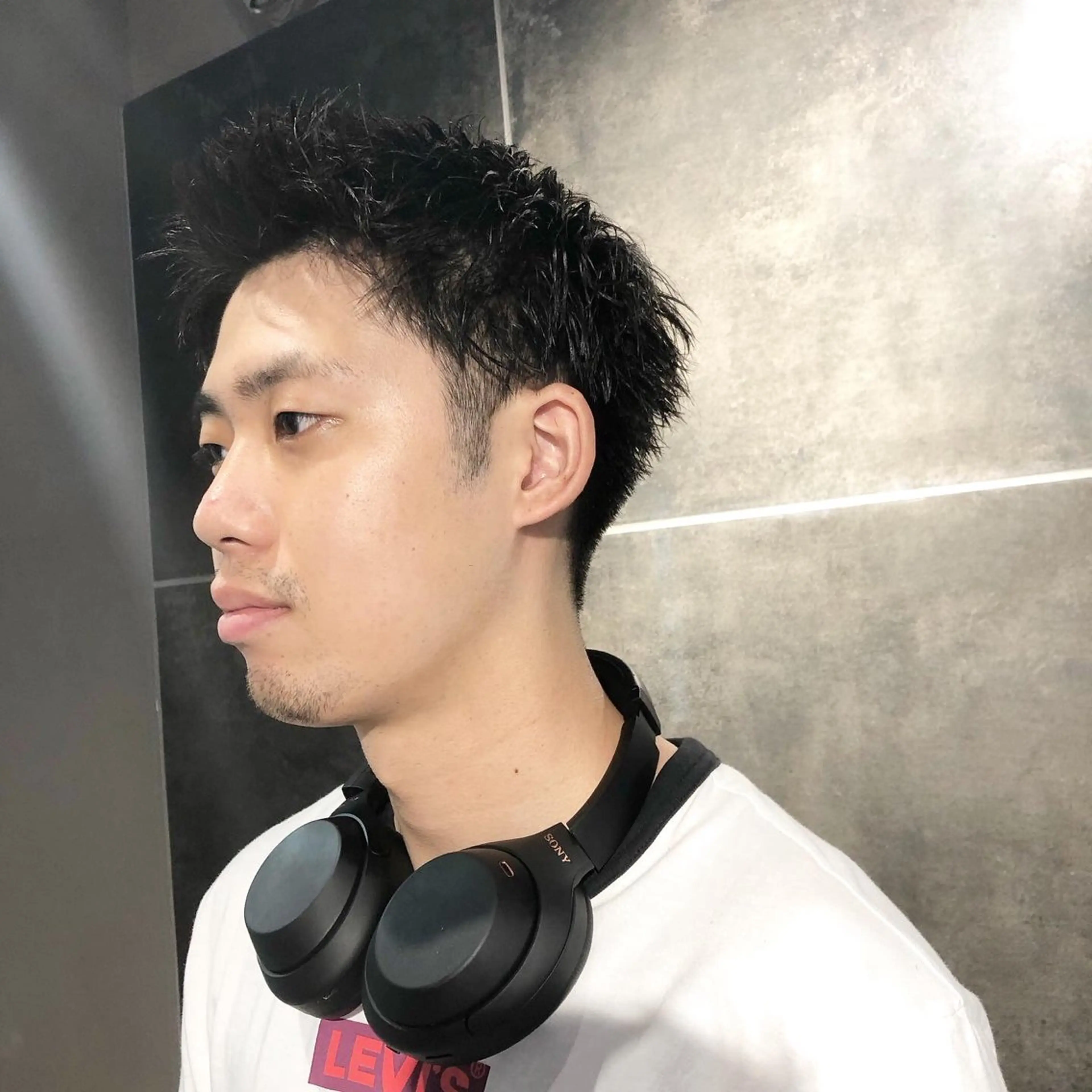 ヘアアレンジ メンズ メンズベリーショート カット トリートメント ヘアセット ainico+所属・メンズ特化✂️栗原 侑也のヘアスタイル