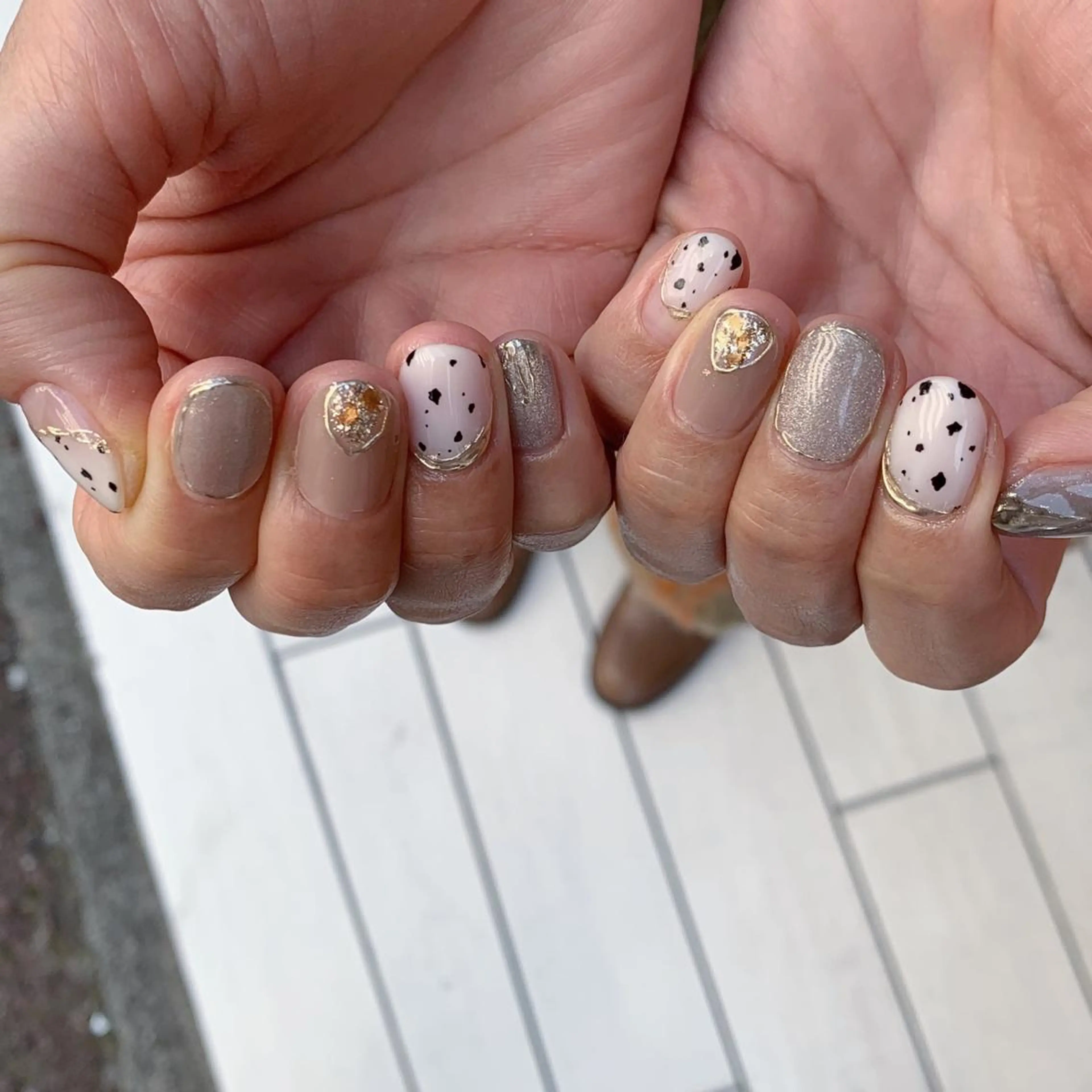 ネイル 持ち込み 鈴木 まゆのネイルデザイン