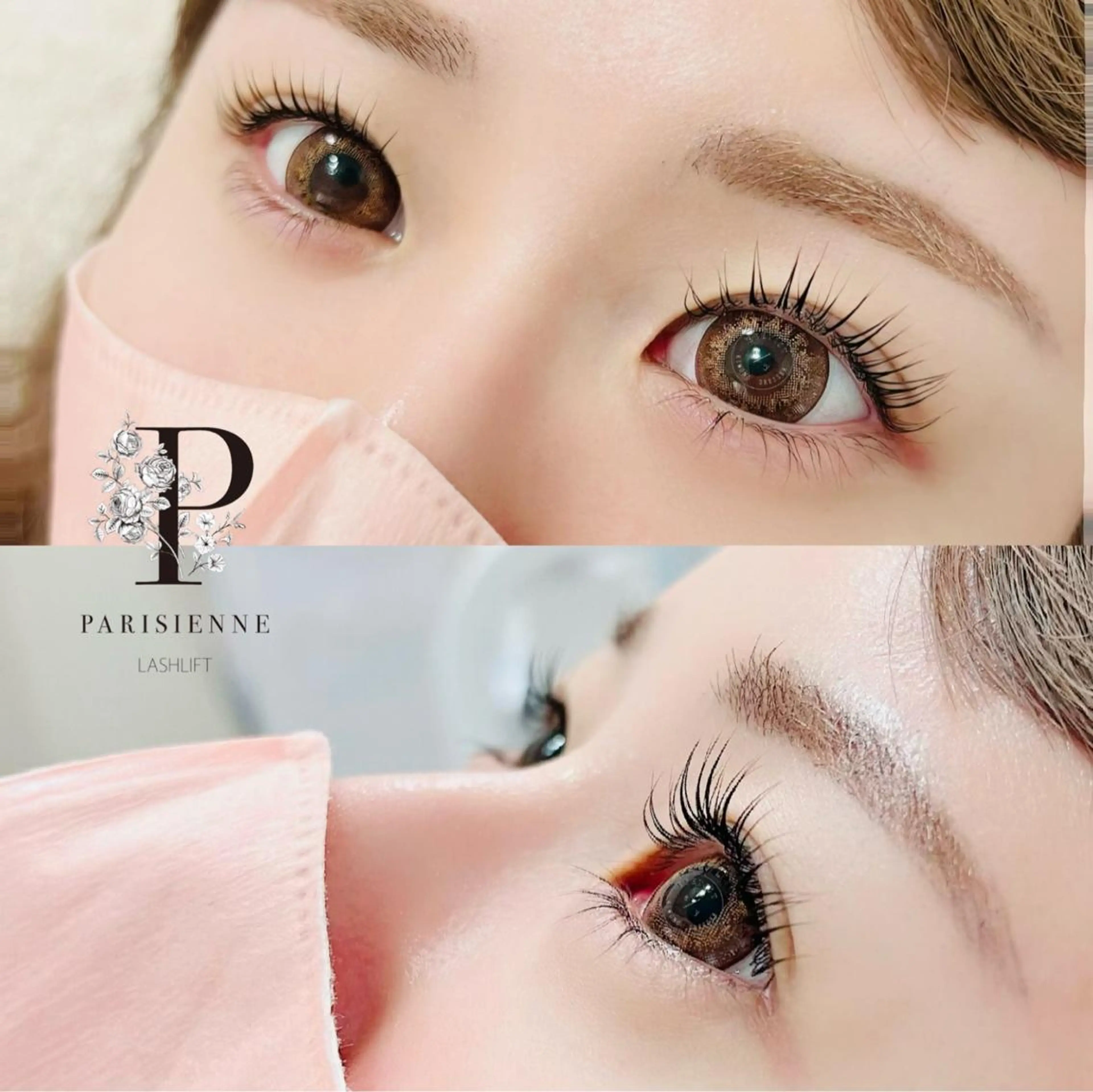 【新規U24/ミニモ学割】 パリジェンヌラッシュリフト　束感仕上げも可　コーティング込みの写真