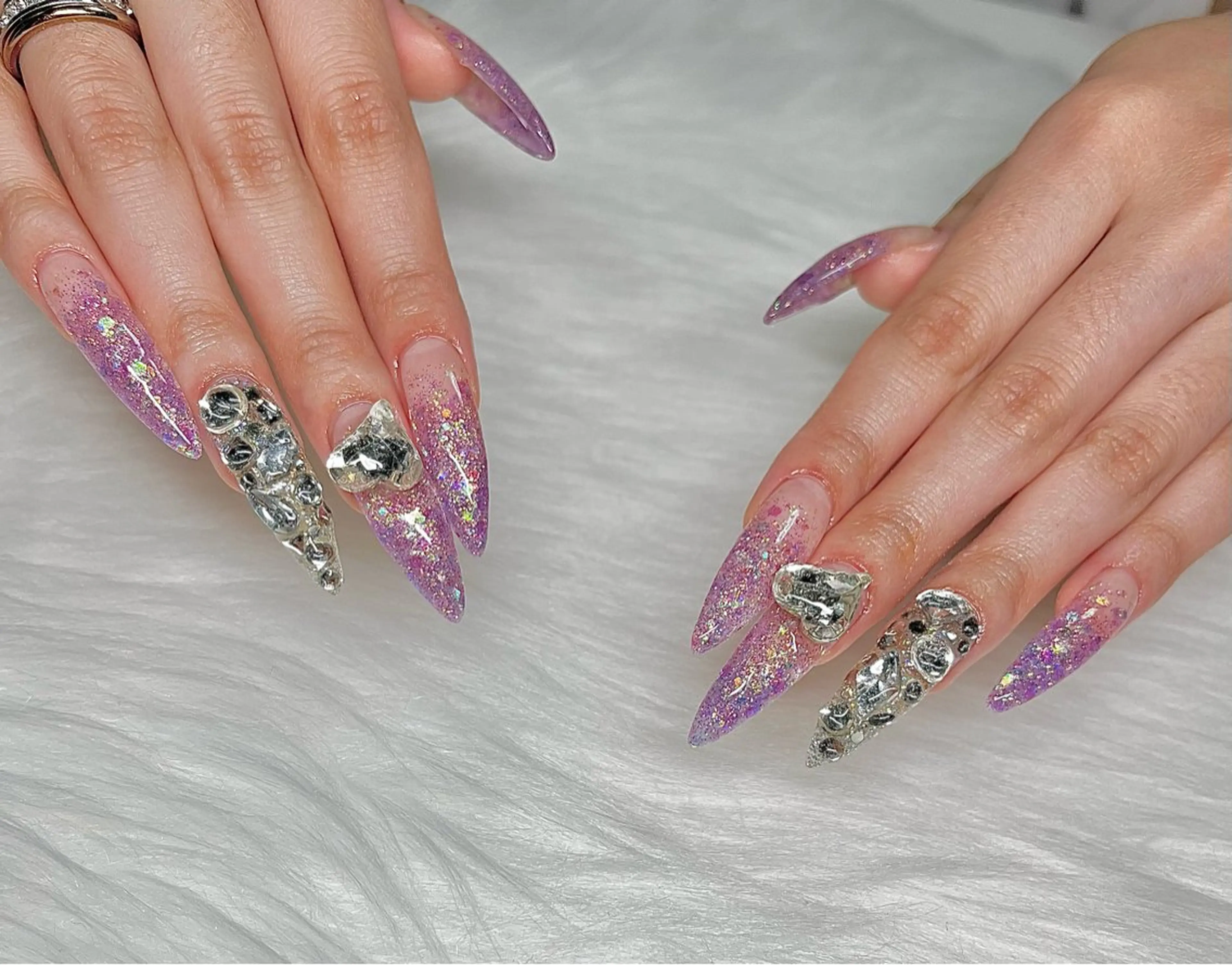 ハンドネイルやり放題➕長さ出し（オフ無し）の写真