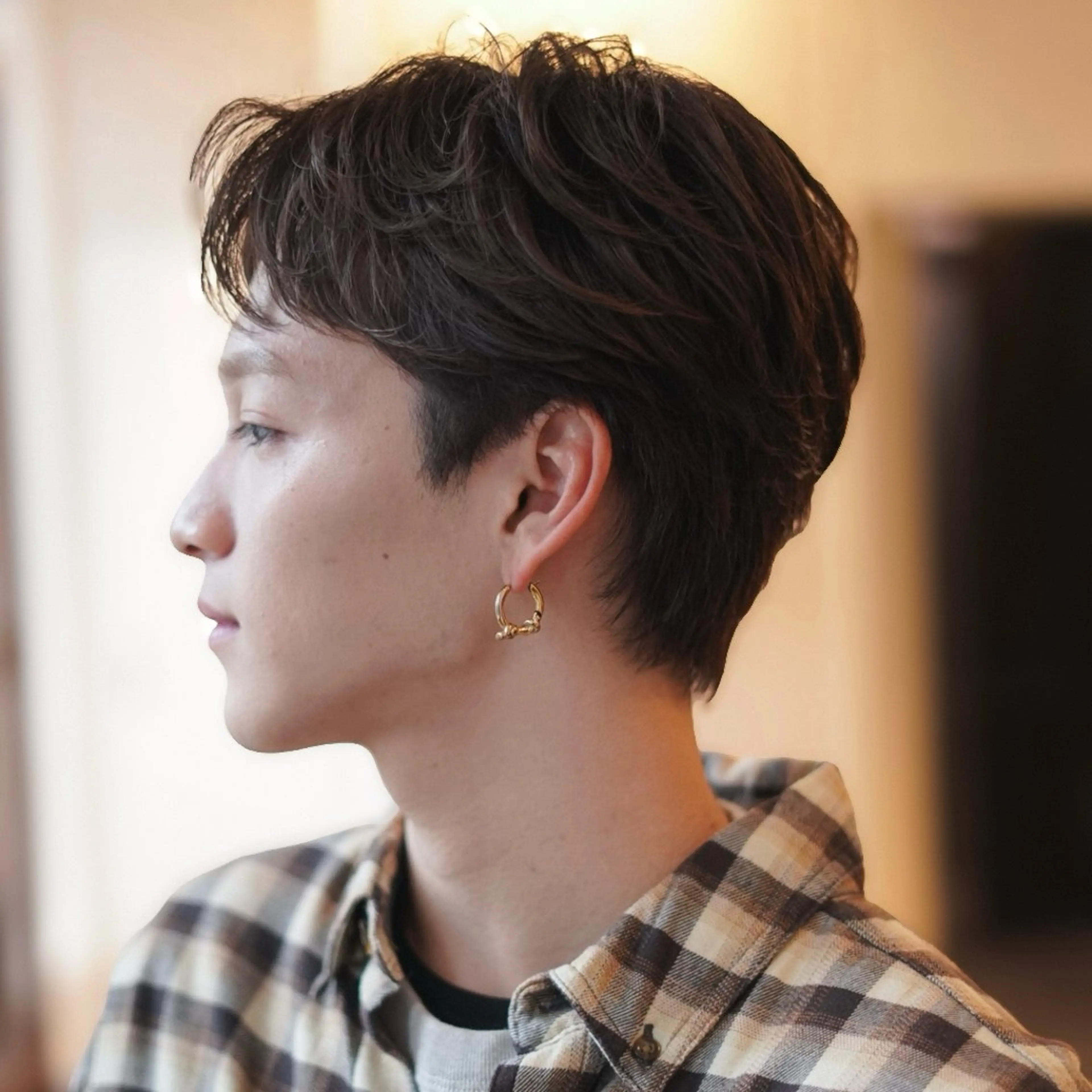 ショート パーマ メンズ カット パーマ 内山湧勝/メンズ/ ショート/パーマのヘアスタイル