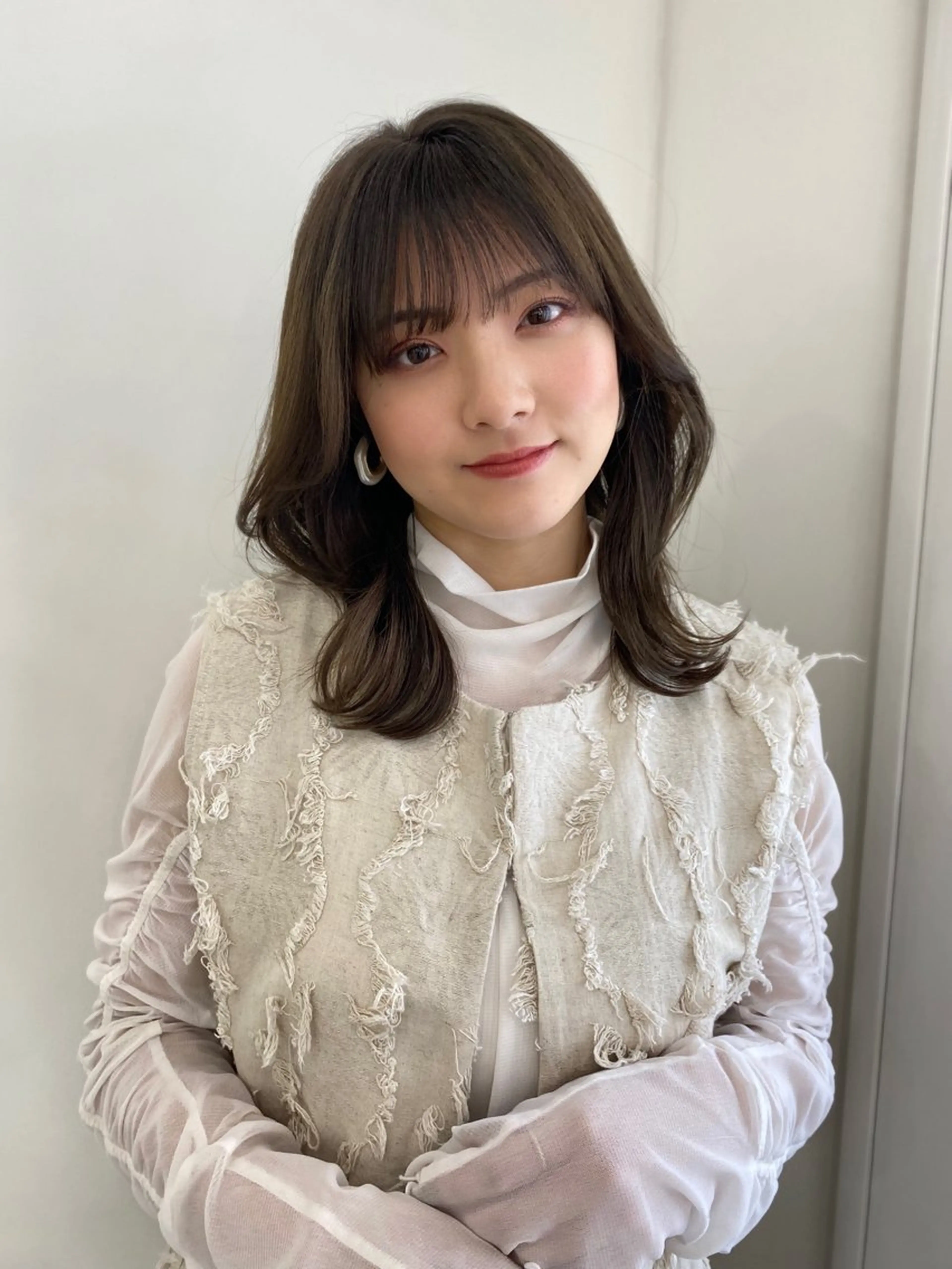 ミディアム カラー Ash中目黒店 榊間茜のヘアスタイル