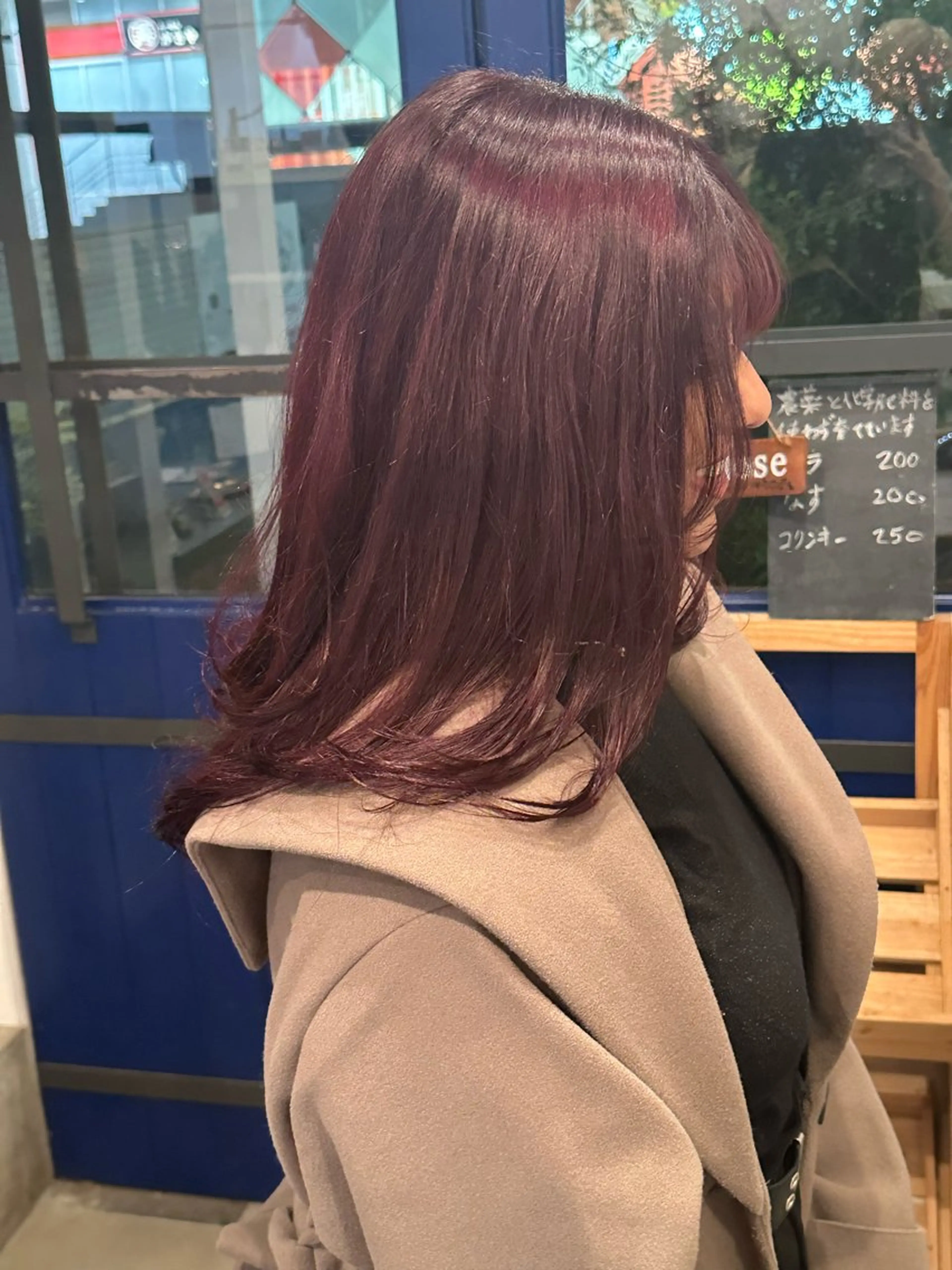 ロング カット ヘアカラー rebloom所属・山之内匠/艶カラー/ ハイトーン/ブリーチのヘアスタイル