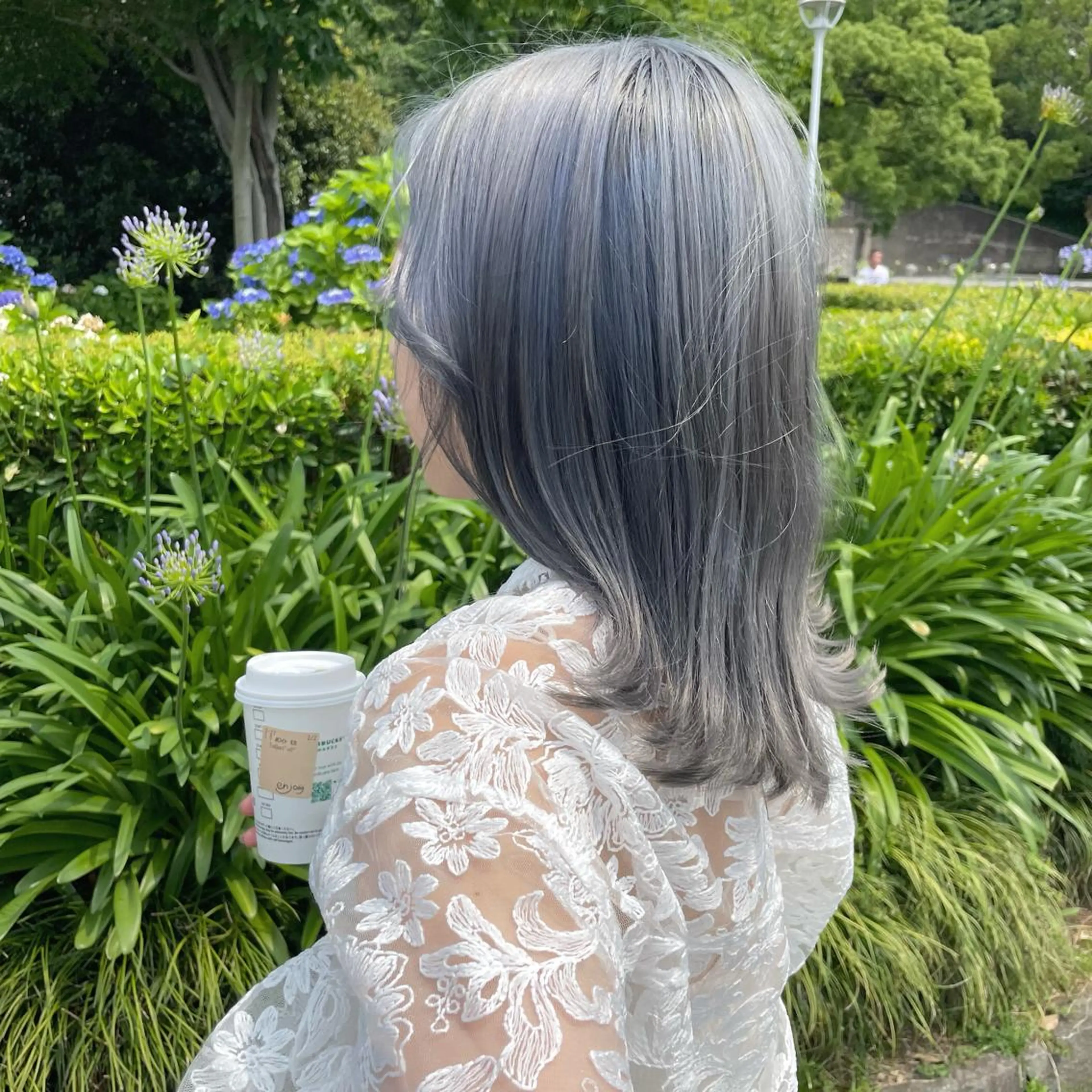 ミディアム カラー ヘアカラー 💗🤍透明感カラー 🤍💗kanonのヘアスタイル