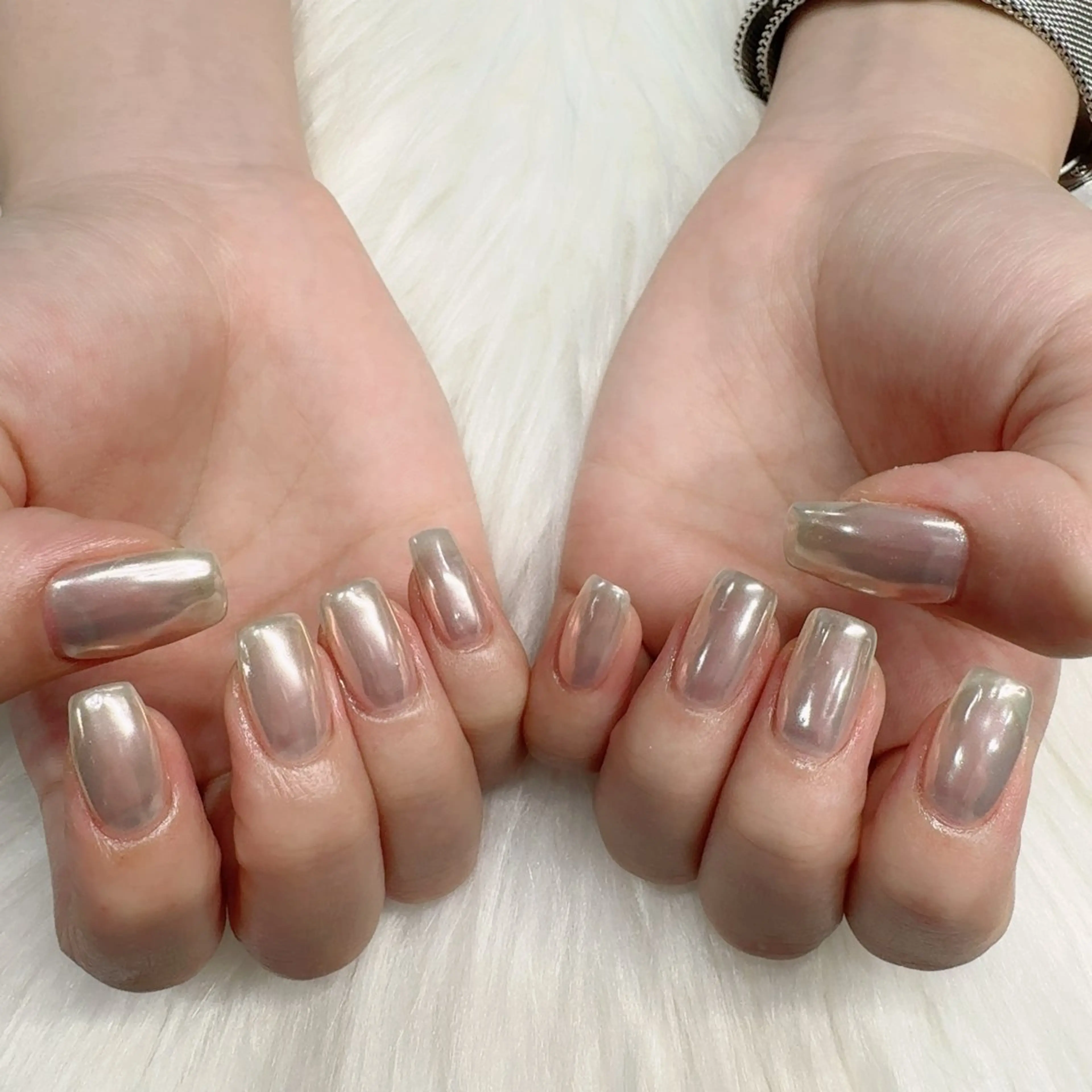 💅練習モデル💅〈オフあり〉　ミラー／オーロラネイル🪞の写真