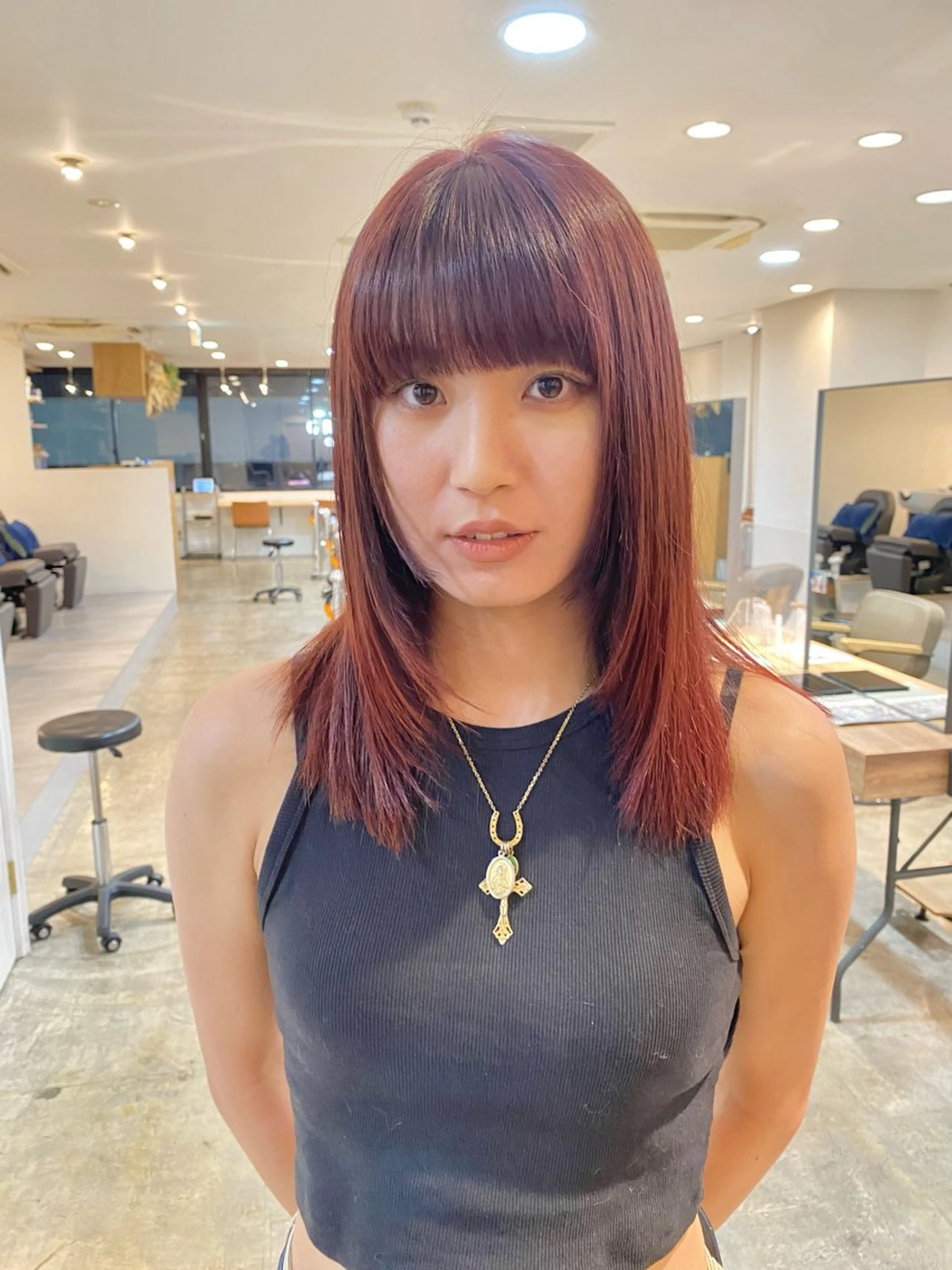 カラー＋aujuaトリートメントの写真