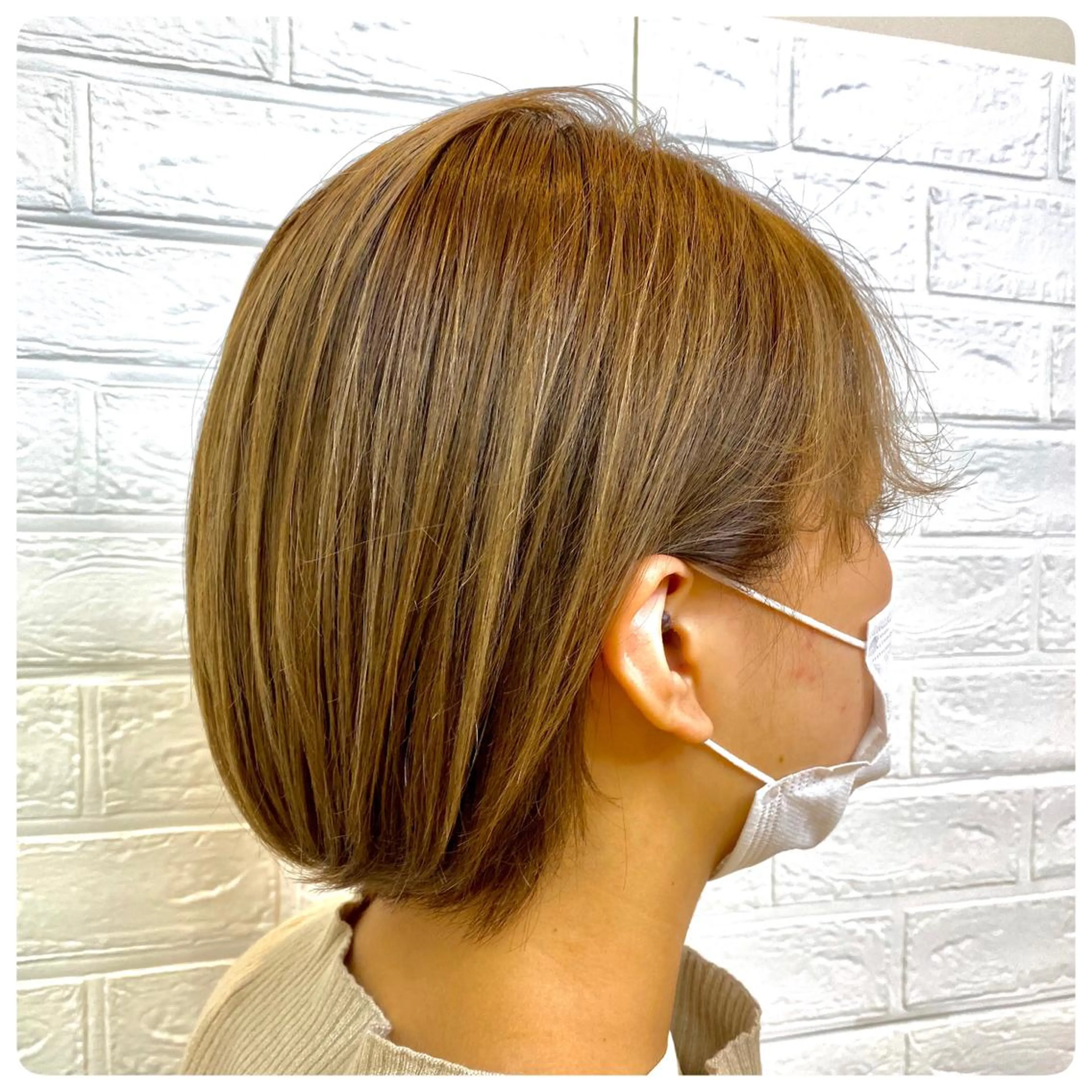 ショート カラー ショートボブ ボブ ショートヘア レイヤー/メンズ 奥野恭平のヘアスタイル