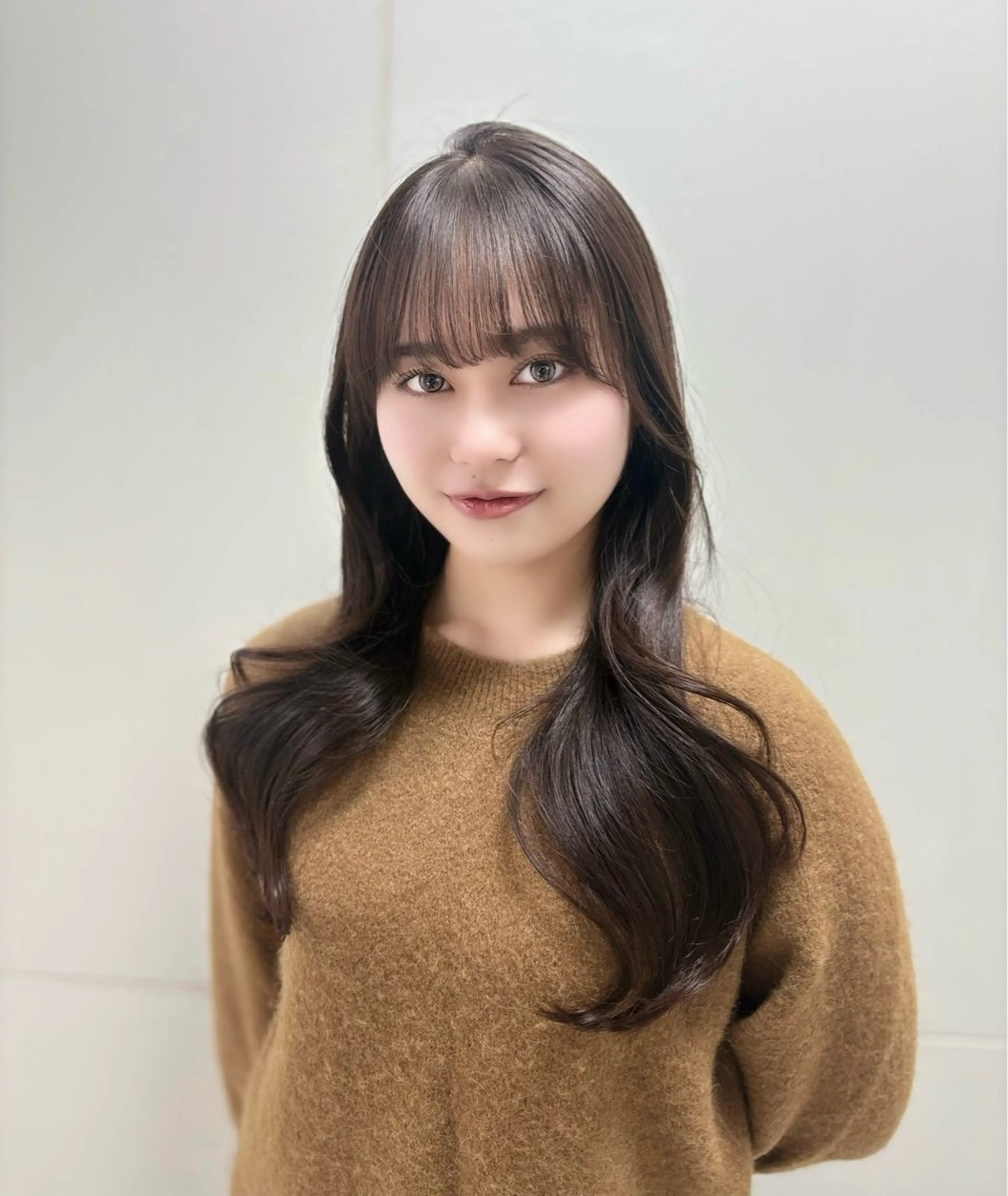 ロング カット ヘアカラー トリートメント ヘッドスパ ヘアセット 🤍レイヤーカット /顔まわりカット🤍のヘアスタイル