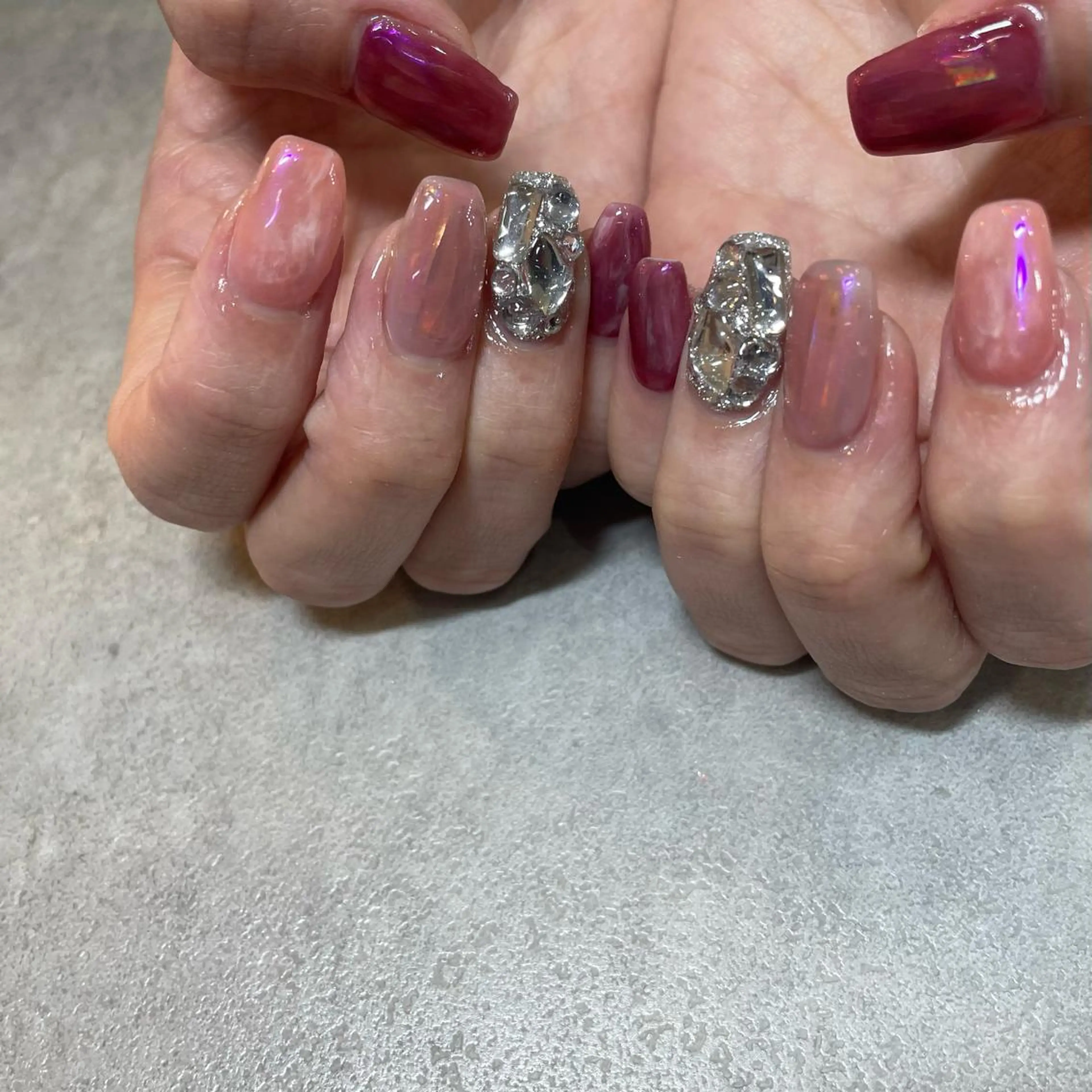 ネイル オーロラネイル Nail Salon Gummi.のネイルデザイン