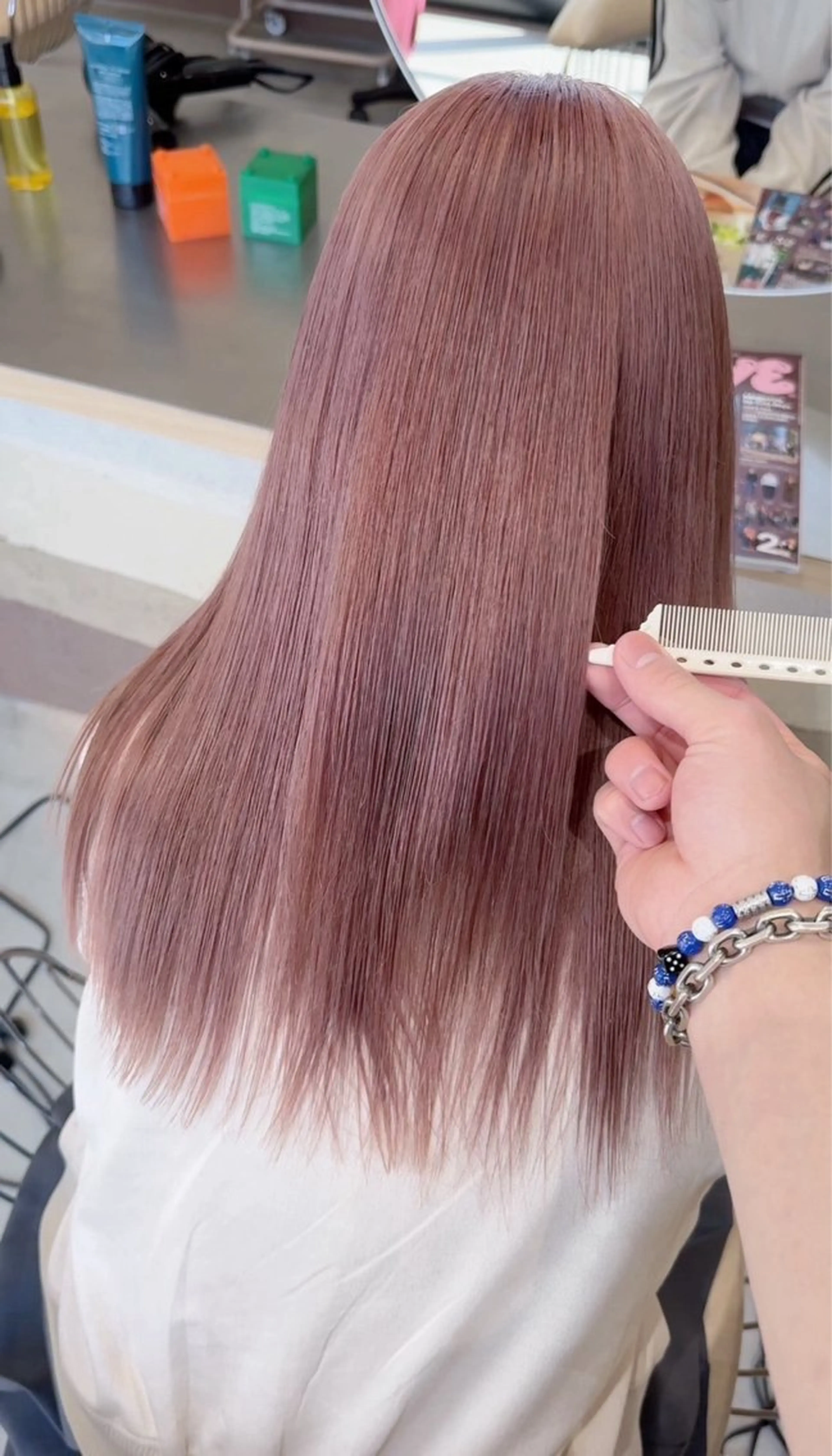 ロング カラー カット ヘアカラー Lafithhair wille.緑町のヘアスタイル