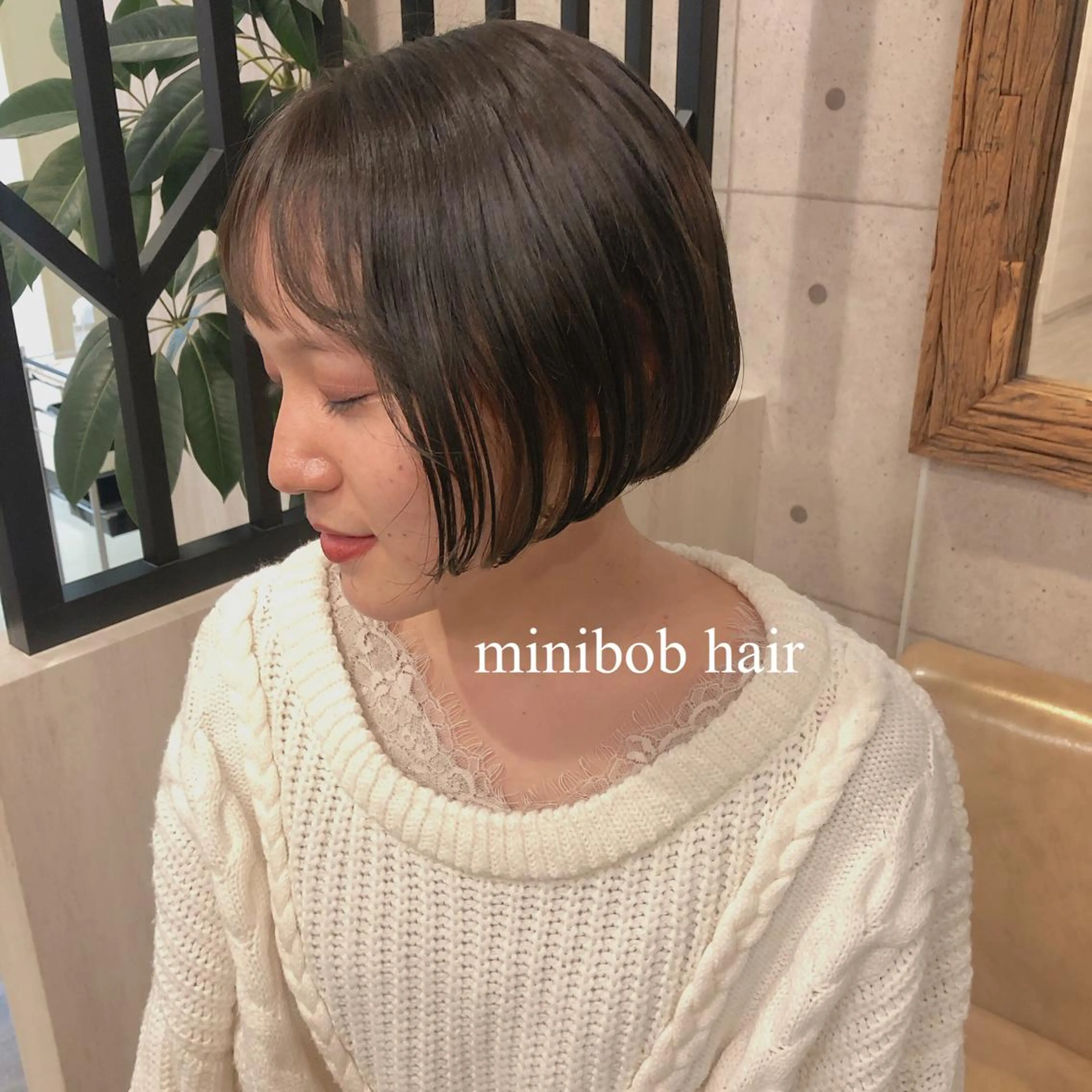 ショート ボブ くせ毛 カラーパティシエ facce🌼ikoのヘアスタイル