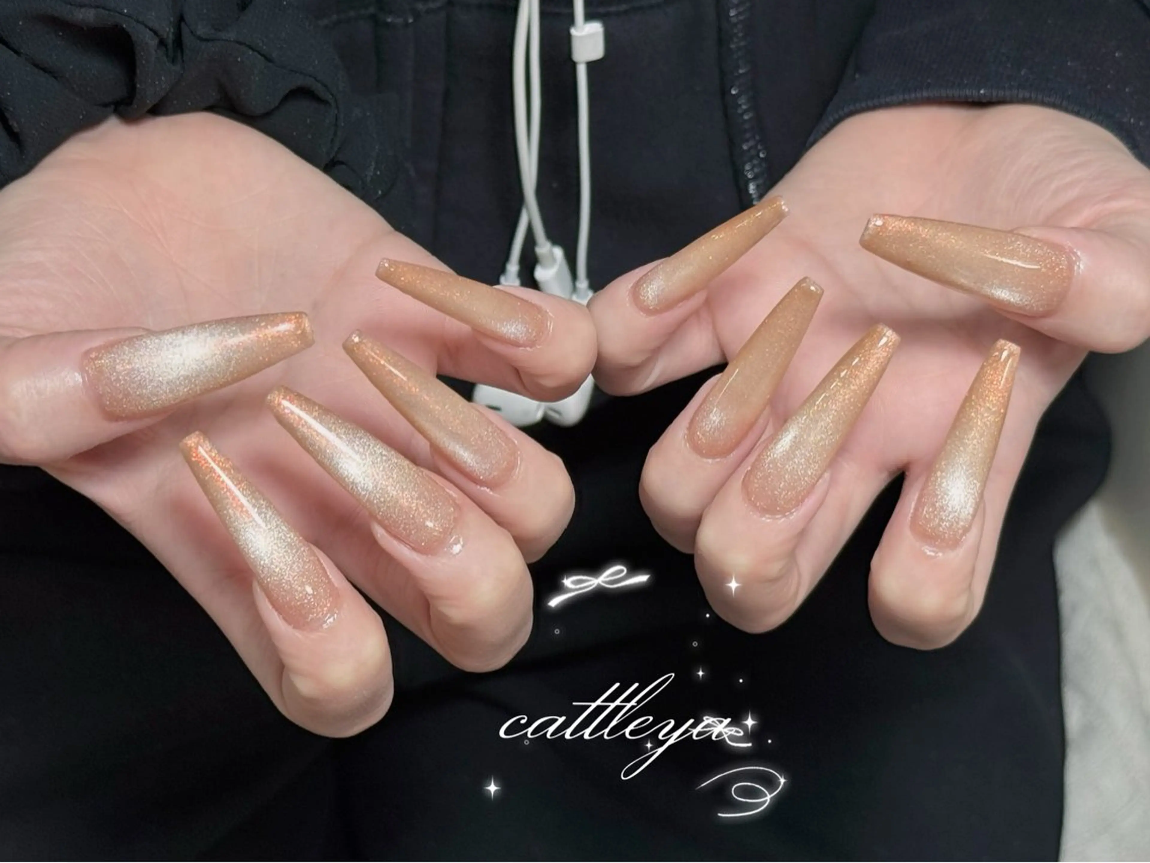ネイル ロングネイル ハンドネイル ˖⊹Cattleya 吉祥寺♡˖ ⊹のネイルデザイン